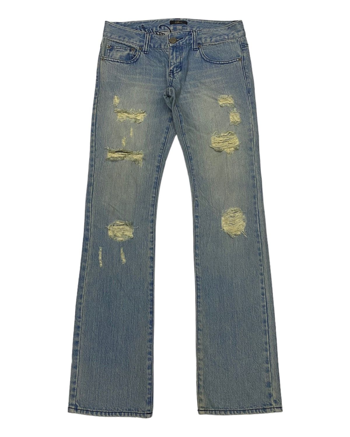 14th Addiction 🔥DUXER JAPAN HYSTERIC GLAMOUR STYLE DISTRESSED DENIM JEANS Size 30" / US 8 / IT 44 - 1 Thumbnail