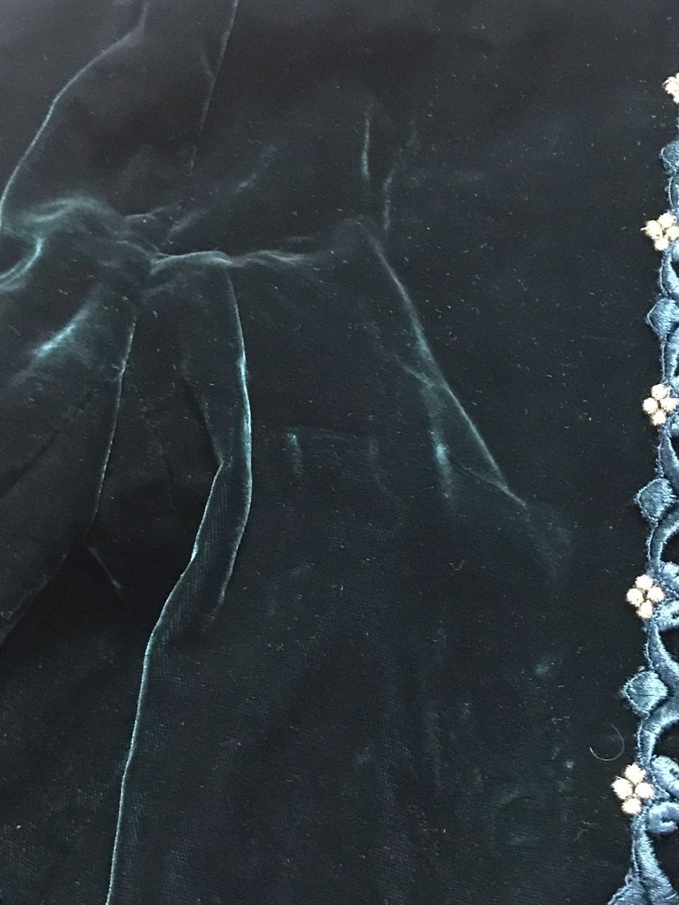 Givenchy Givenchy Green Velvet Embellished Jacket Size L / US 10 / IT 46 - 5 Thumbnail