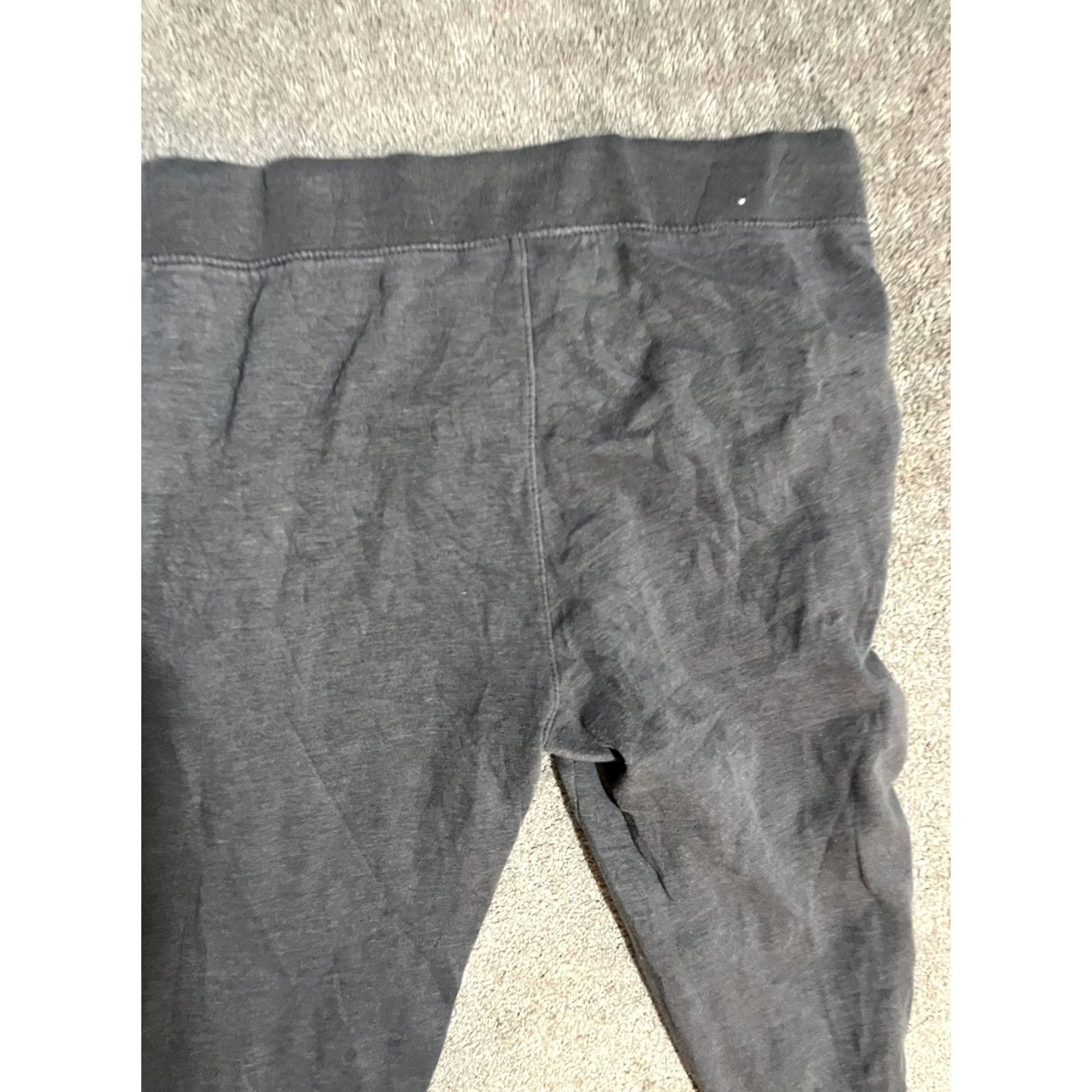 Vintage Aéropostale Sweatpants Women Gray Elastic Waist Size Medium Regular Fit Pockets Drawstring Casual Tapered 29 in Inseam Modern Theme Mens Girls Size 32" / US 10 / IT 46 - 4 Thumbnail