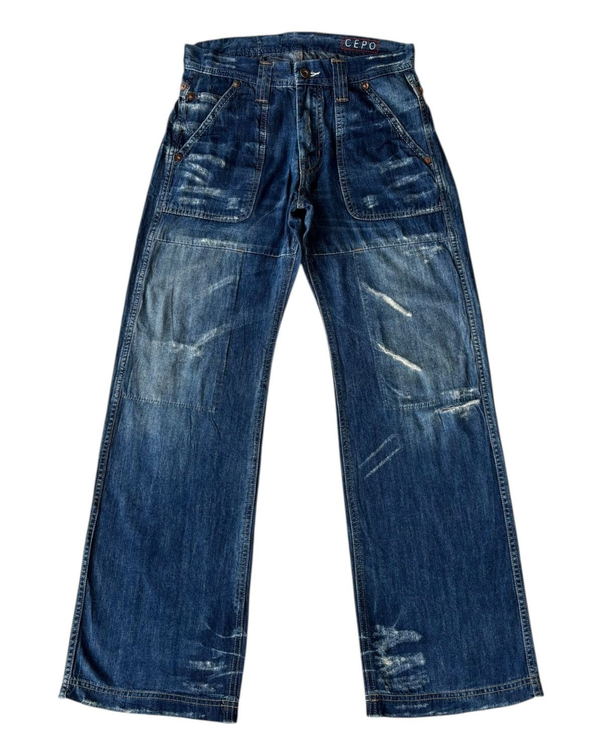 45rpm × Japanese Brand × Kapital Vintage Japanese Baggy Jeans 45rpm Style Cepo Work&Military Size US 30 / EU 46 - 8 Thumbnail