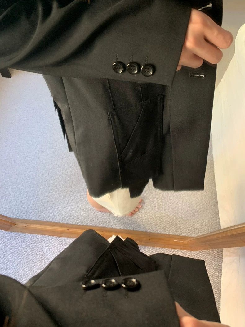 Comme des Garcons Comme des Garcons Pleated black coat Size XS / US 0-2 / IT 36-38 - 8 Thumbnail