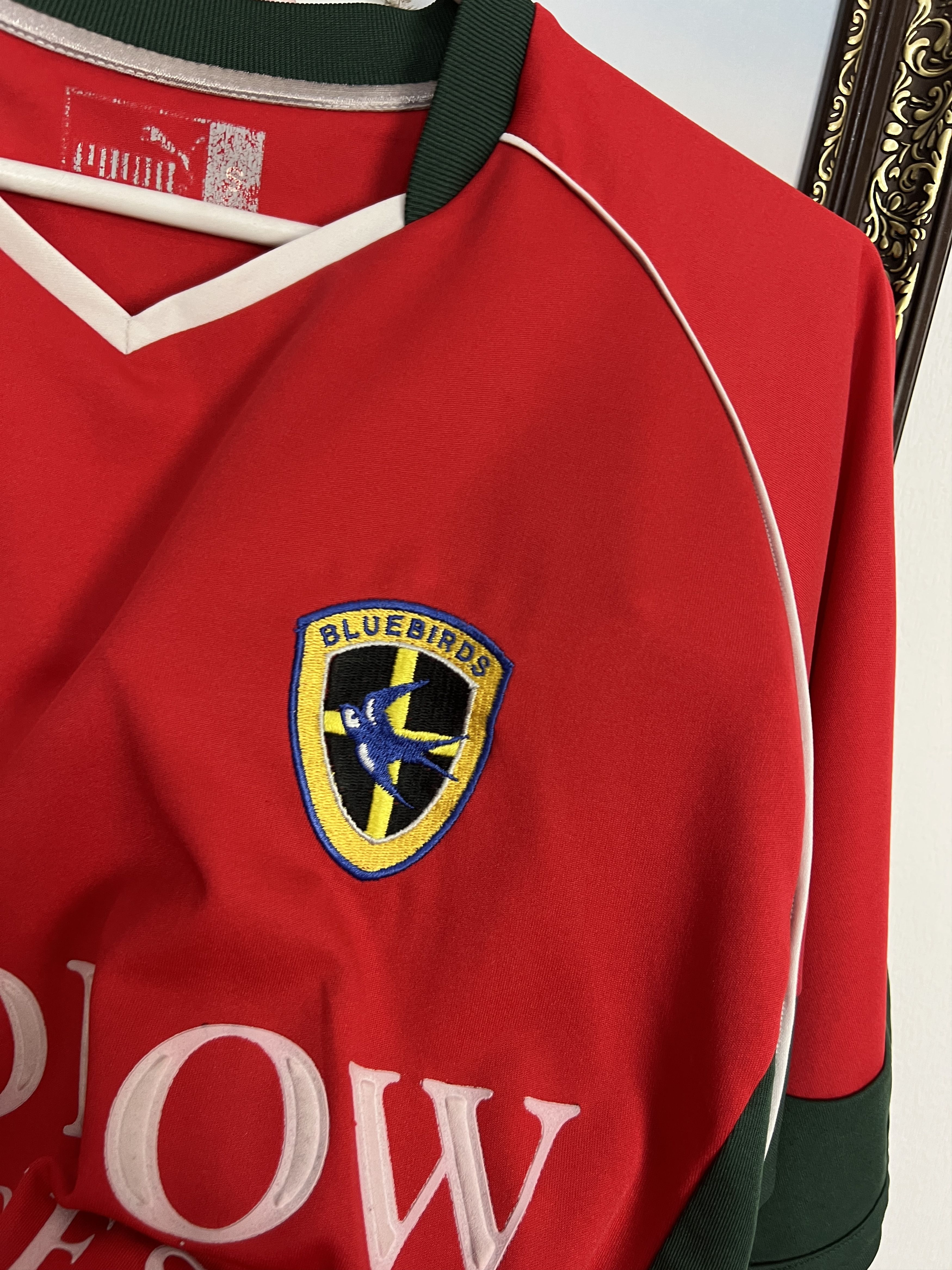 Puma Cardiff City Away football shirt 2004 Soccer Jersey Trikot Size US S / EU 44-46 / 1 - 4 Thumbnail