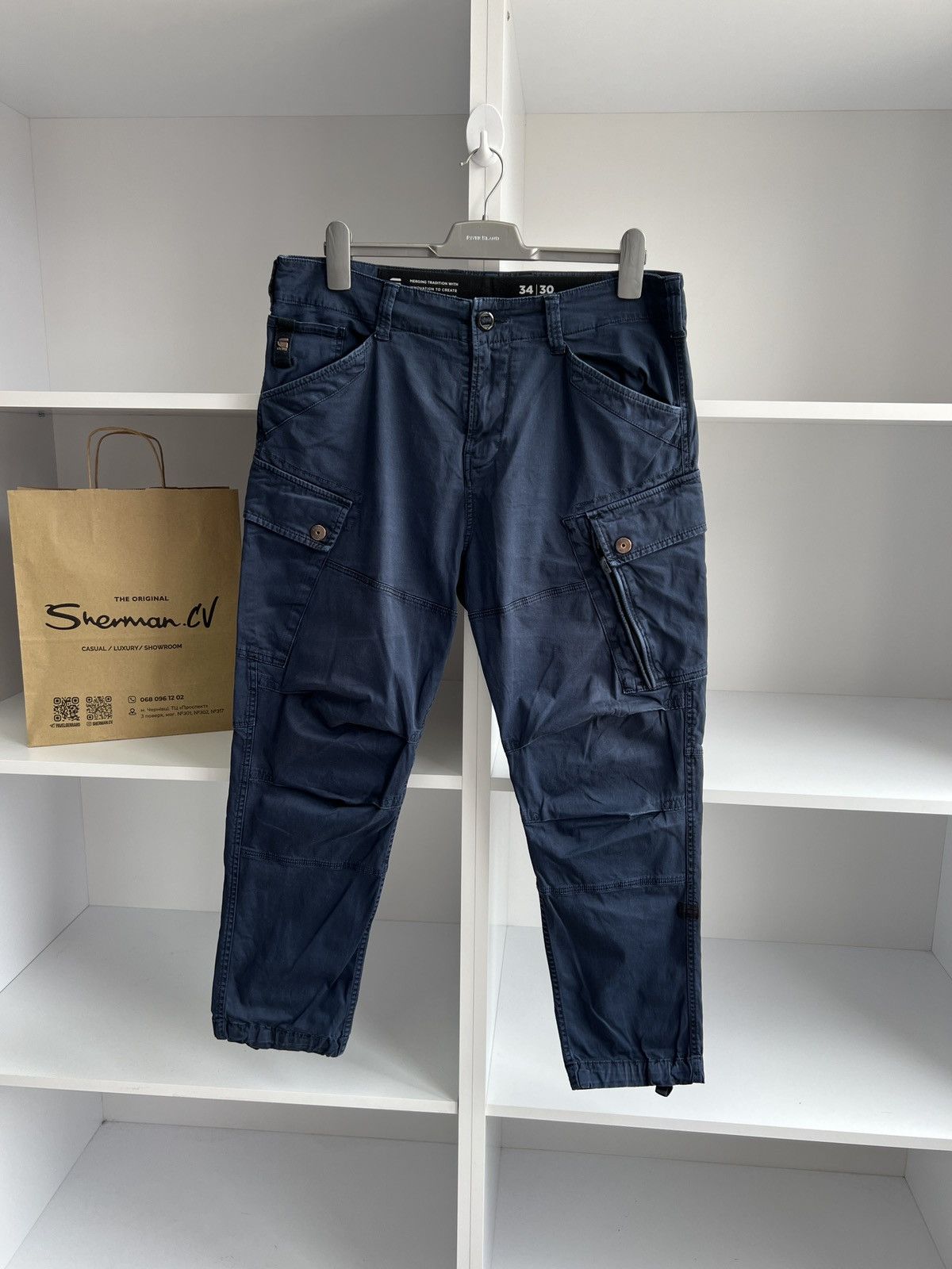 G-Star × Vintage Vintage G-Star Raw Cargo Pants Size US 34 / EU 50 - 3 Thumbnail