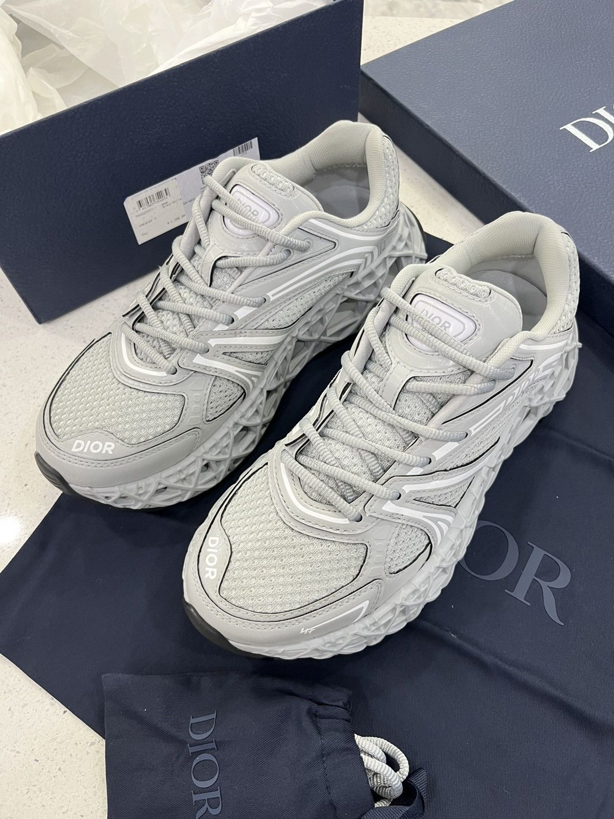 Dior Dior B35 NXXT Grey Sneakers Size US 8 / EU 41 - 2 Thumbnail