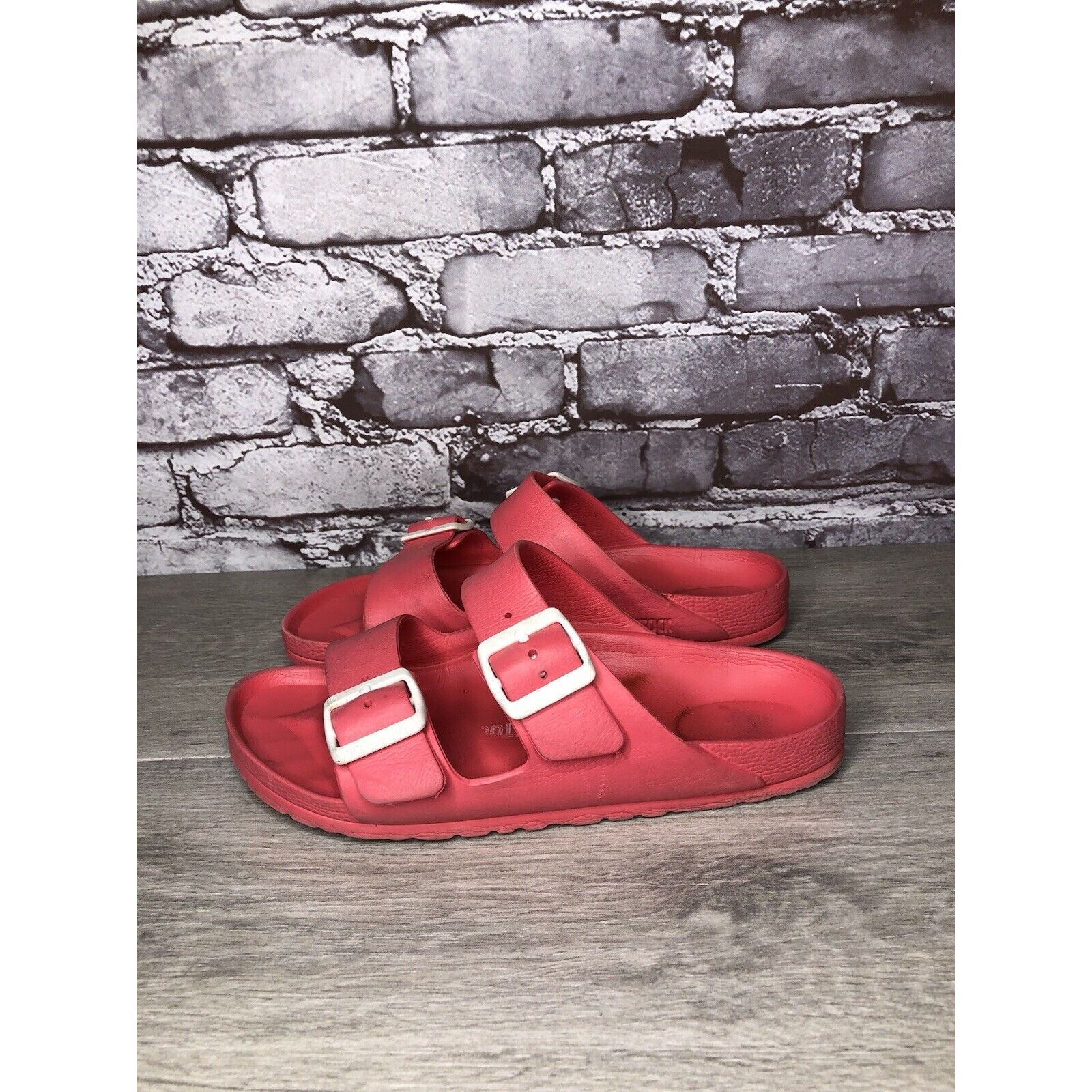Birkenstock Birkenstock Arizona EVA Pink Foam Rubber Slides Sandals Wome Size US 6.5 / IT 36.5 - 6 Thumbnail