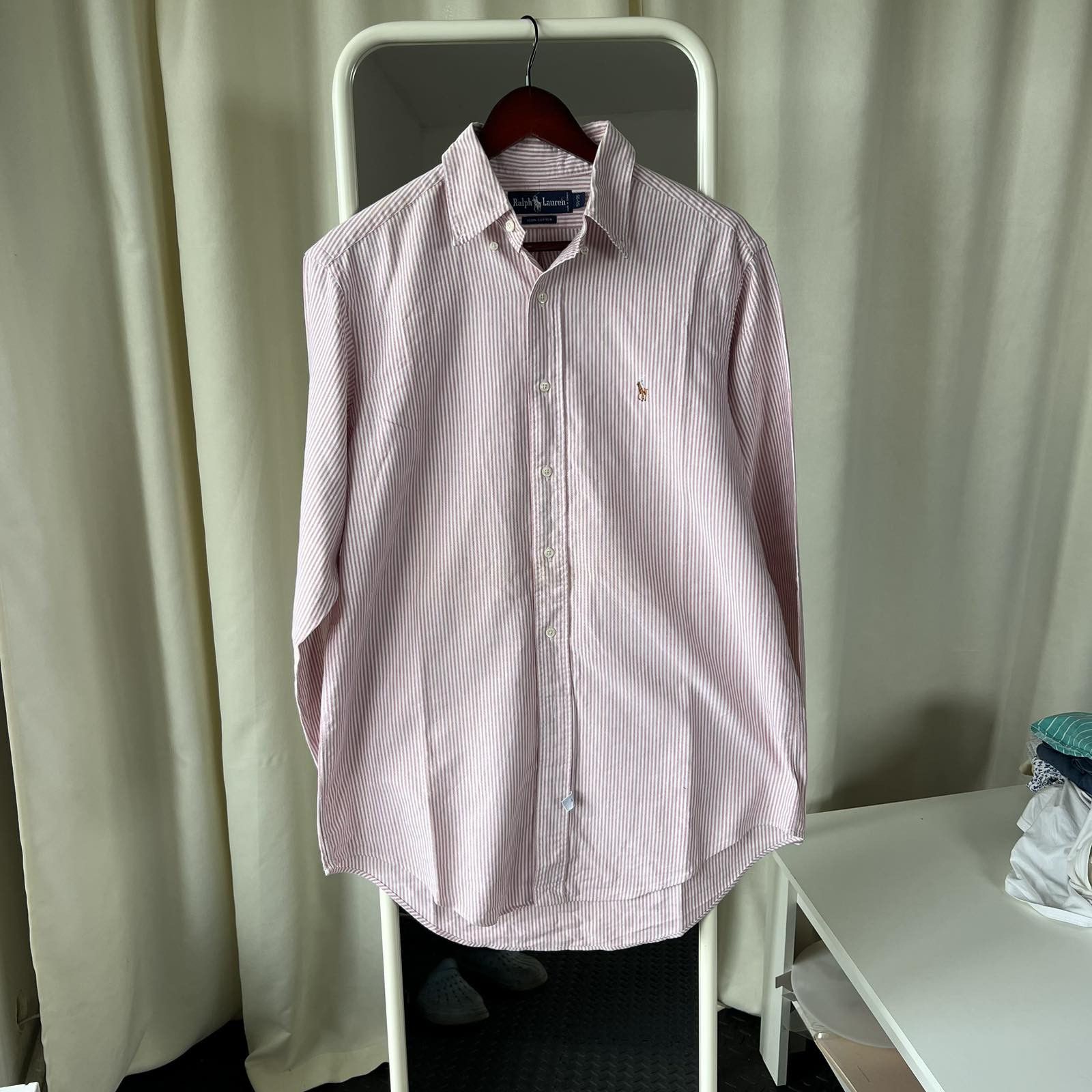 Polo Ralph Lauren Ralph Lauren Shirt Mens XL Pink Long Sleeve Button Down Size US XL / EU 56 / 4 - 1 Thumbnail