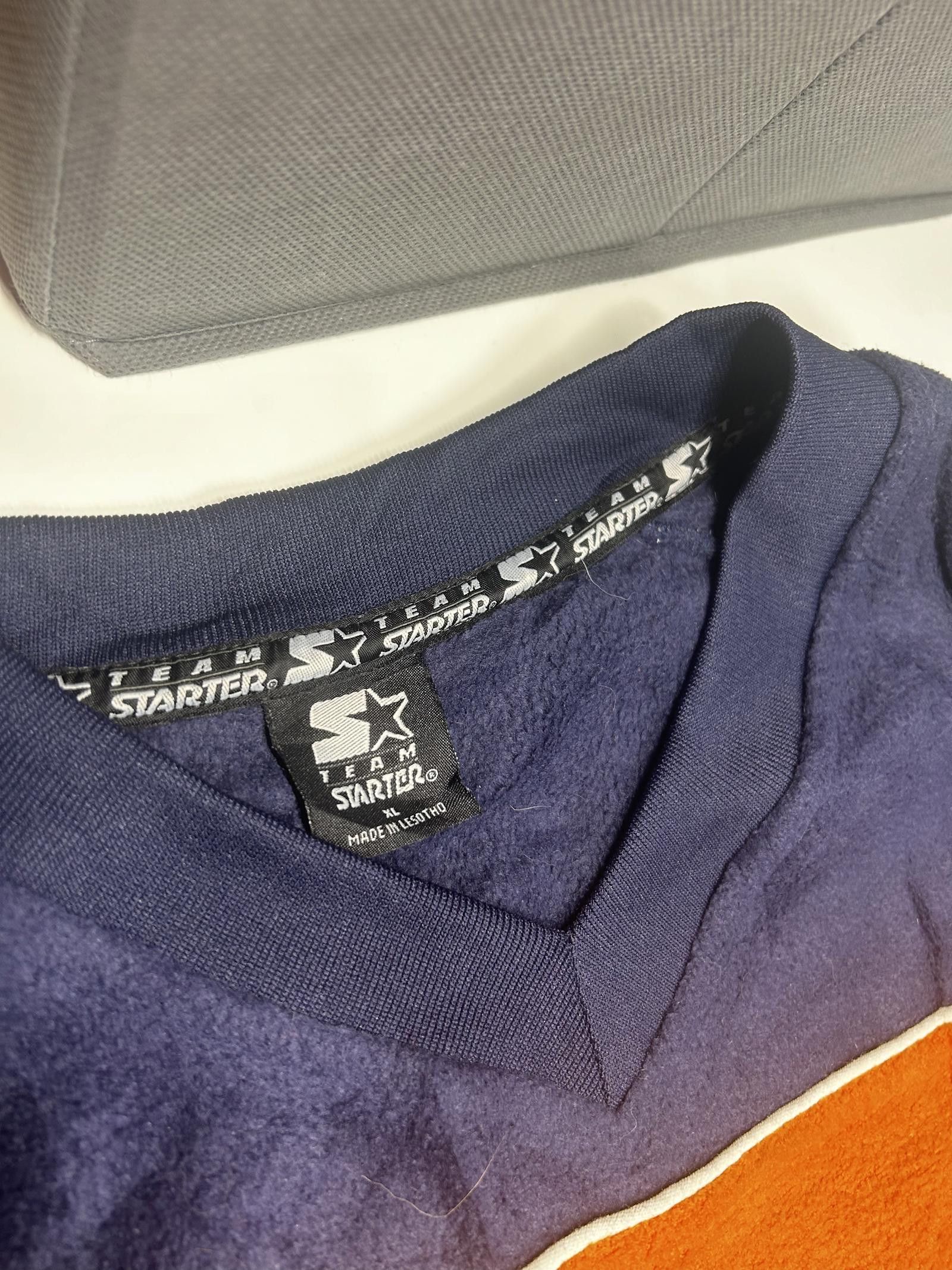 Designer Vintage Notre Dame Crewneck Sweatshirt - Navy & Orange Size US XL / EU 56 / 4 - 6 Thumbnail