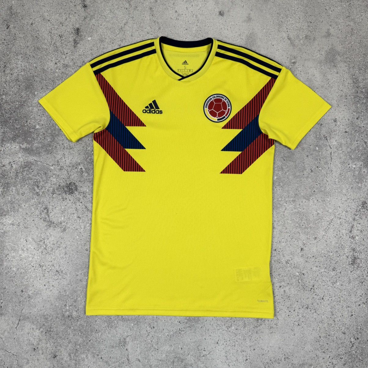 Adidas Colombia National Team 2018 Adidas Football Soccer Jersey Size US S / EU 44-46 / 1 - 1 Thumbnail