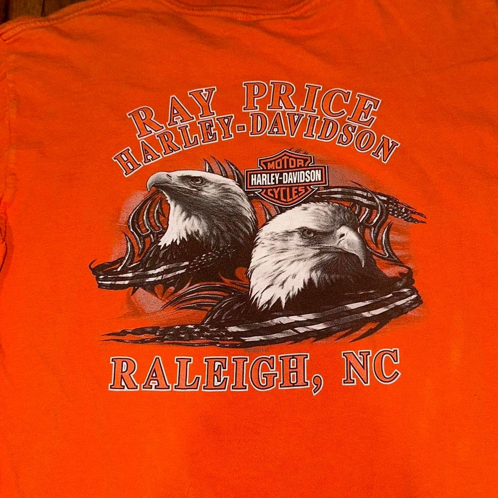 Harley Davidson Vintage 2006 Harley Davidson Motorcycles Raleigh NC Tee M Size US M / EU 48-50 / 2 - 7 Thumbnail