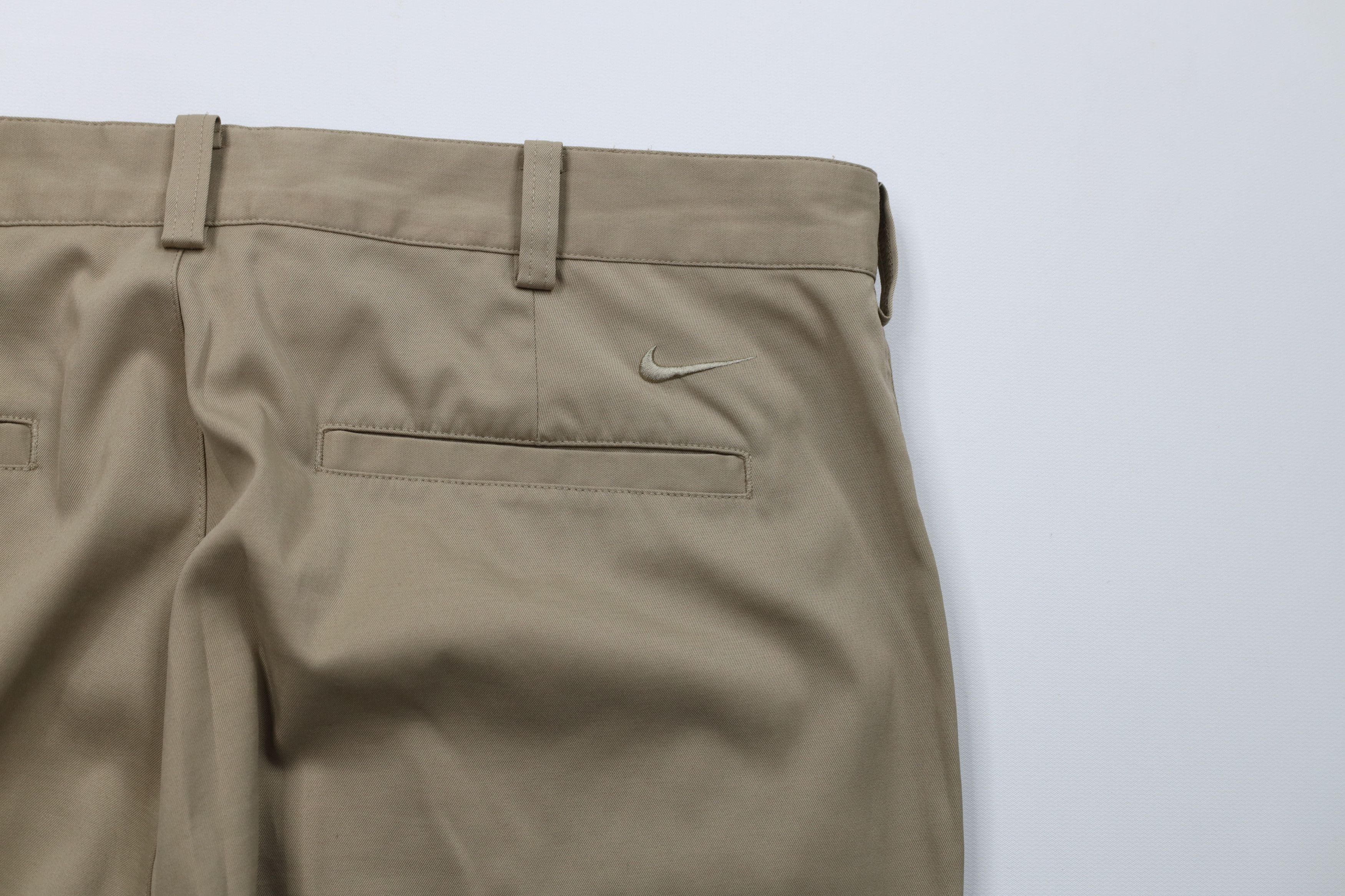 Nike Nike Golf Tech Knit Wide Leg Golfing Chino Pants Beige Size US 35 - 13 Thumbnail