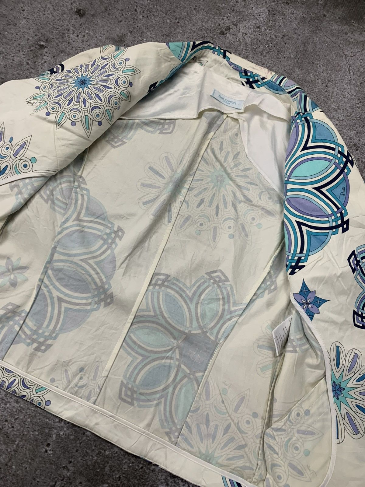 Emilio Pucci Emilio Pucci Blazer Printed Multi Colour Size M / US 6-8 / IT 42-44 - 5 Thumbnail