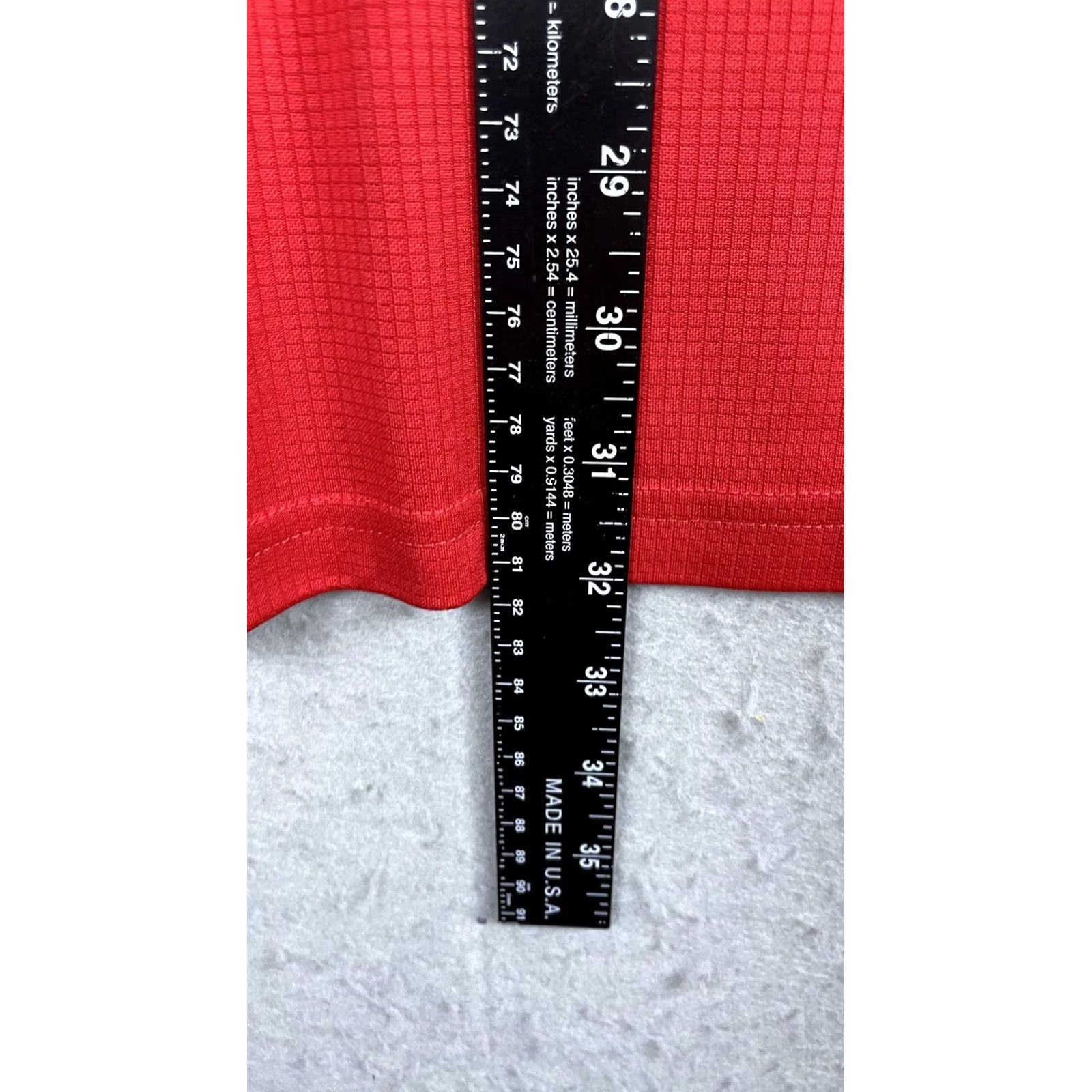 Izod IZOD Golf Shirt Mens 5XL Red Solid Big & Tall Short Sleeve Polo Casual Size US XXL / EU 58 / 5 - 5 Thumbnail