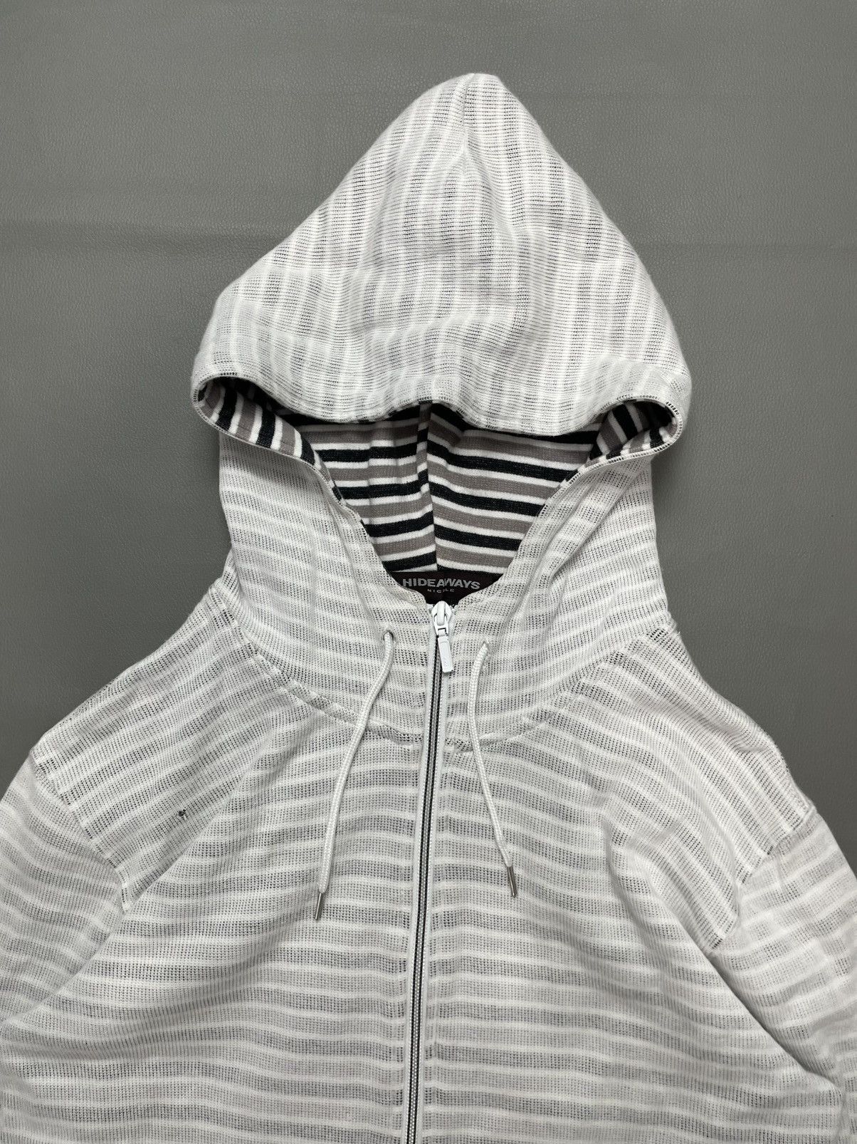 Nicole Club Nicole Hideaways Mask Zip Balaclava Hoodie Striped style Size US M / EU 48-50 / 2 - 2 Thumbnail