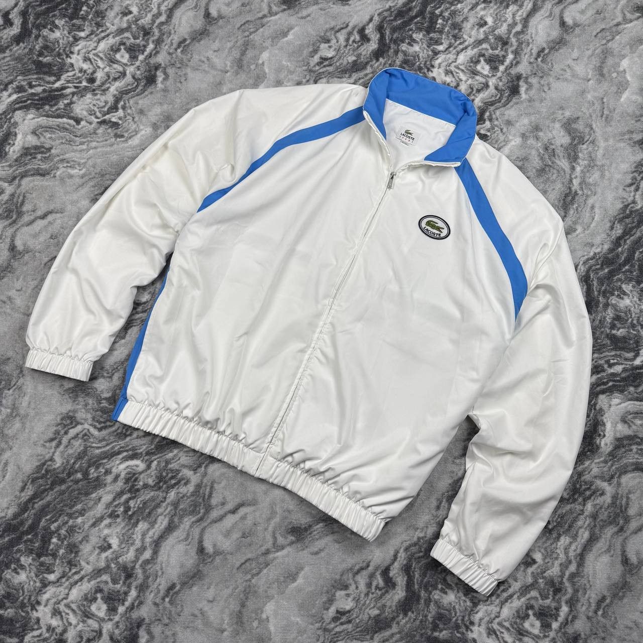 Lacoste Vintage Lacoste Nylon Tracksuit Jacket And Pants Size US XXL / EU 58 / 5 - 2 Thumbnail