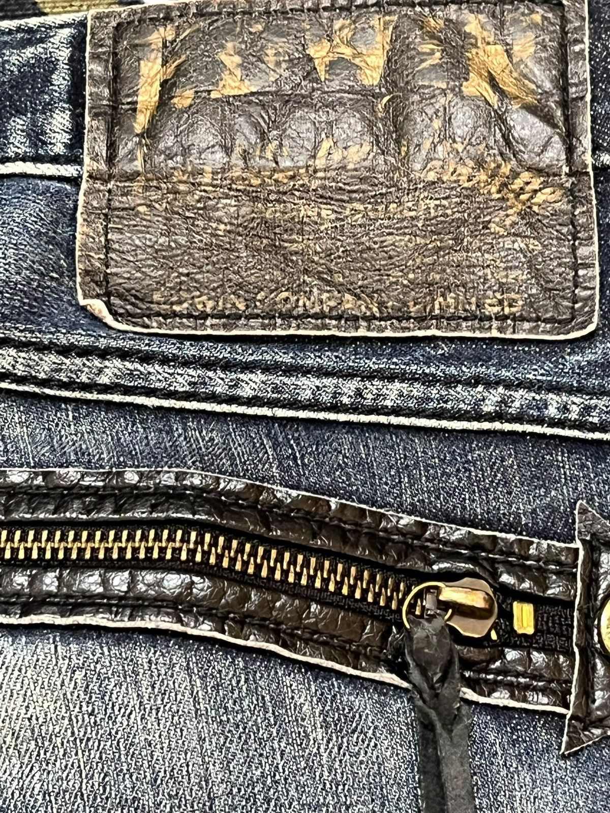Edwin Vintage Edwin Exclusive Vintage Arrowline Zipper Denim Size US 33 - 9 Thumbnail