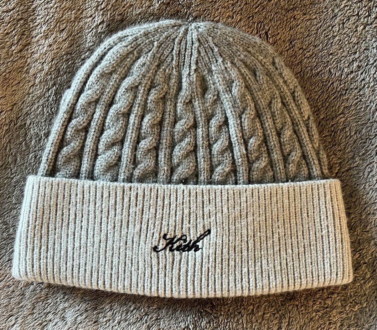 Kith KITH CABLE KNIT MIA BEANIE LIGHT HEATHER GREY | Grailed