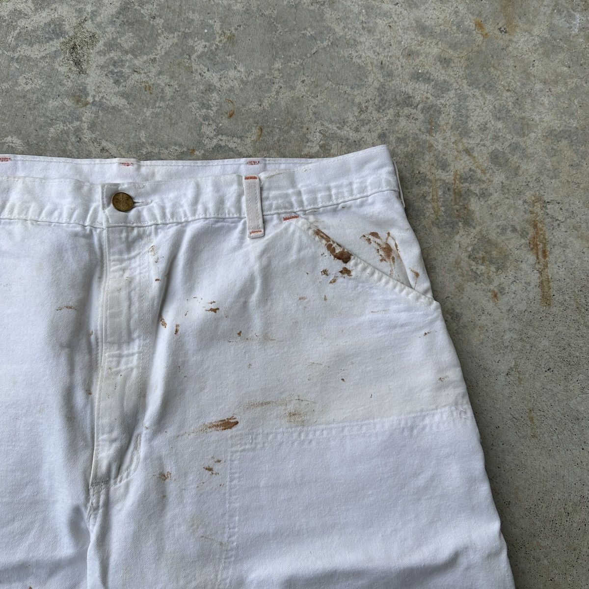 Carhartt Paint Splatter Chopped Carhartt jort carpenter double knee Size US 36 / EU 52 - 3 Thumbnail