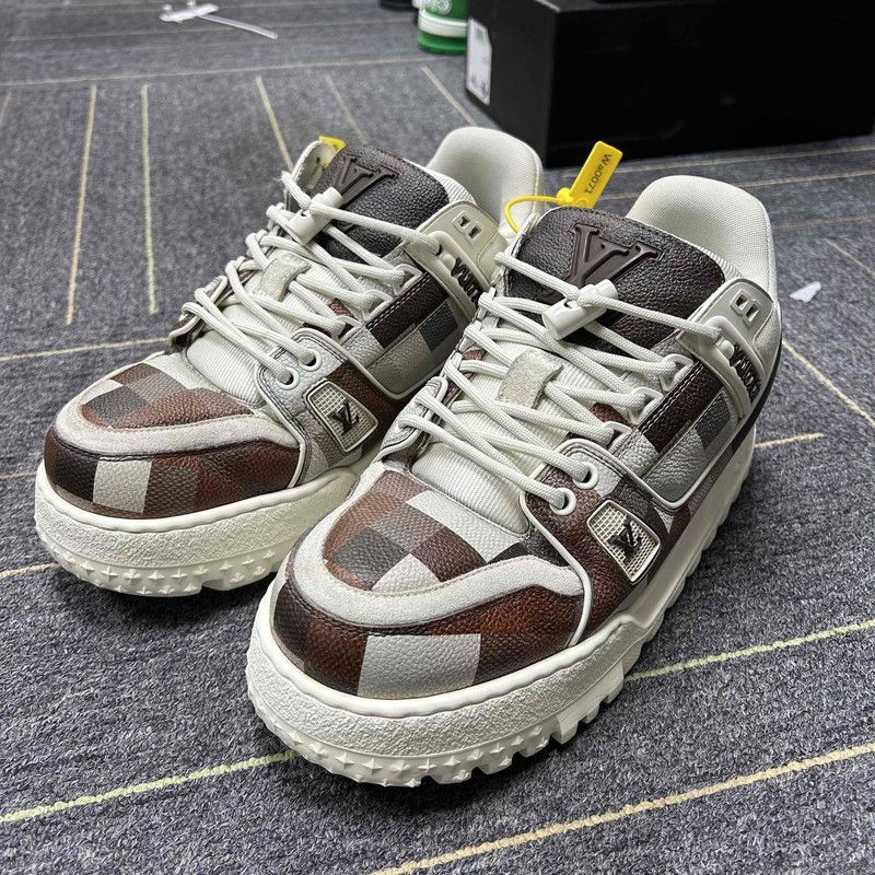 Louis Vuitton Louis Vuitton Trainer Maxi Low Top Sneakers -2508 Size US 7.5 / EU 40-41 - 1 Thumbnail