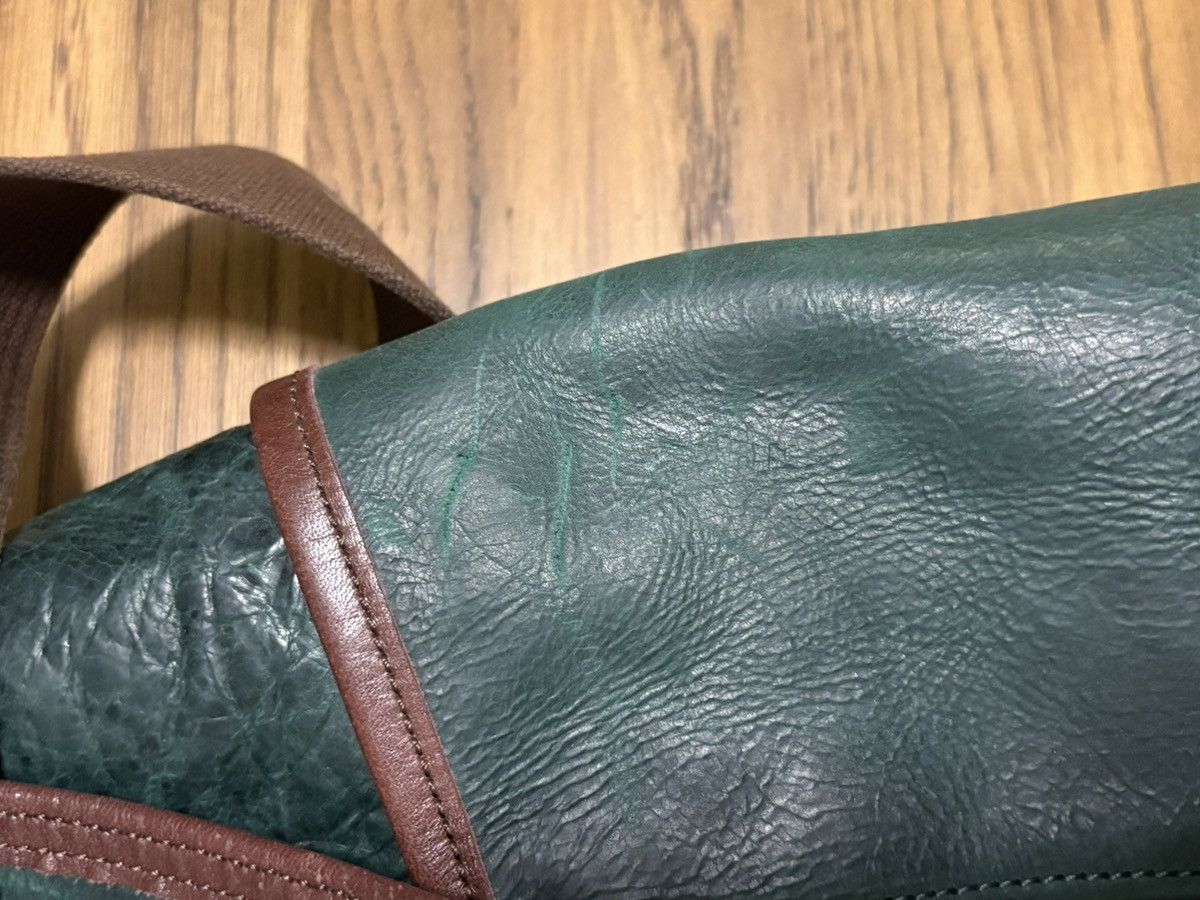 MasterPiece Master-Piece green/brown genuine leather messenger satchel Size ONE SIZE - 12 Thumbnail
