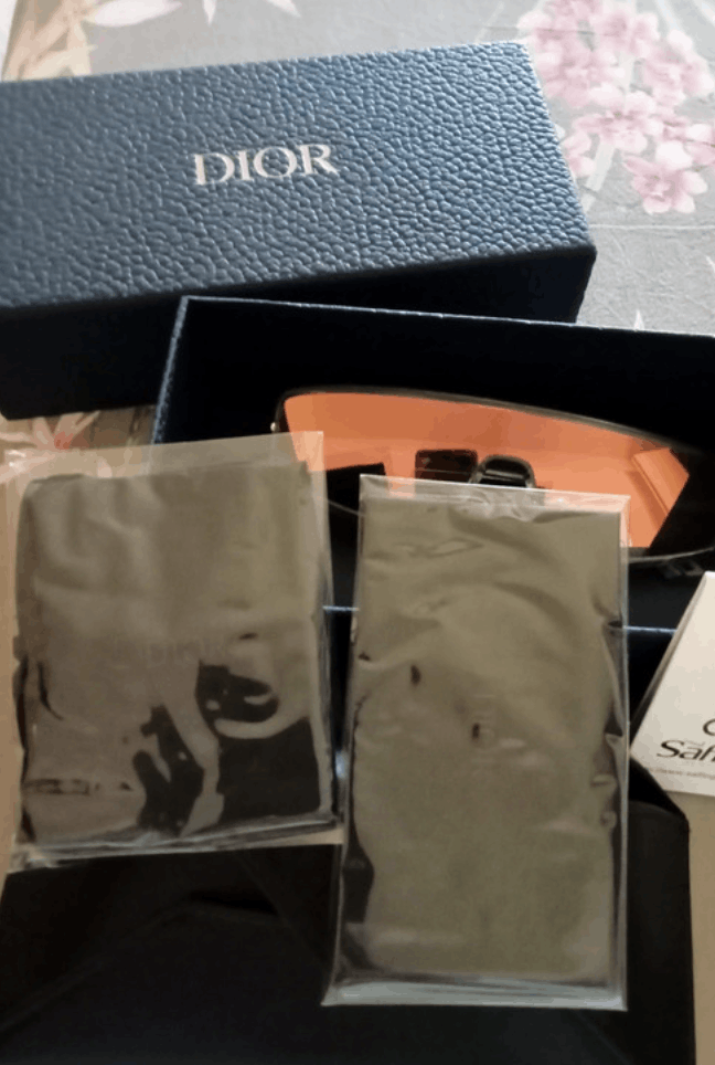 Christian Dior Monsieur × Dior × Vintage DIOR Sunglasses Mercure Wrap Shield Mask Ski Bike Pop Size ONE SIZE - 5 Thumbnail