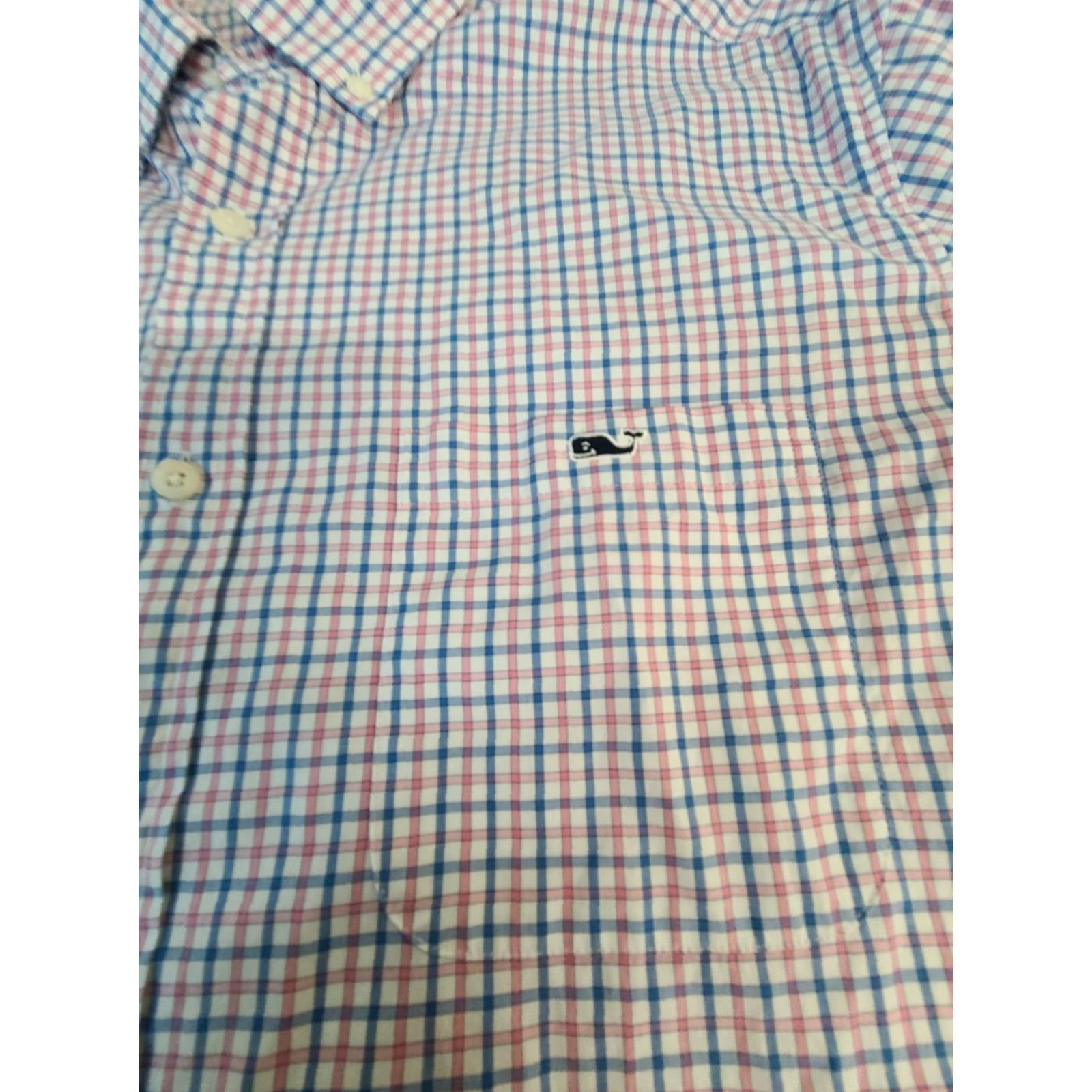 Vineyard Vines Vineyard Vines Tucker Shirt Classic Fit Blue Pink Checkered XL Mens Long Sleeve Button-Up Shirt Size US XL / EU 56 / 4 - 3 Thumbnail