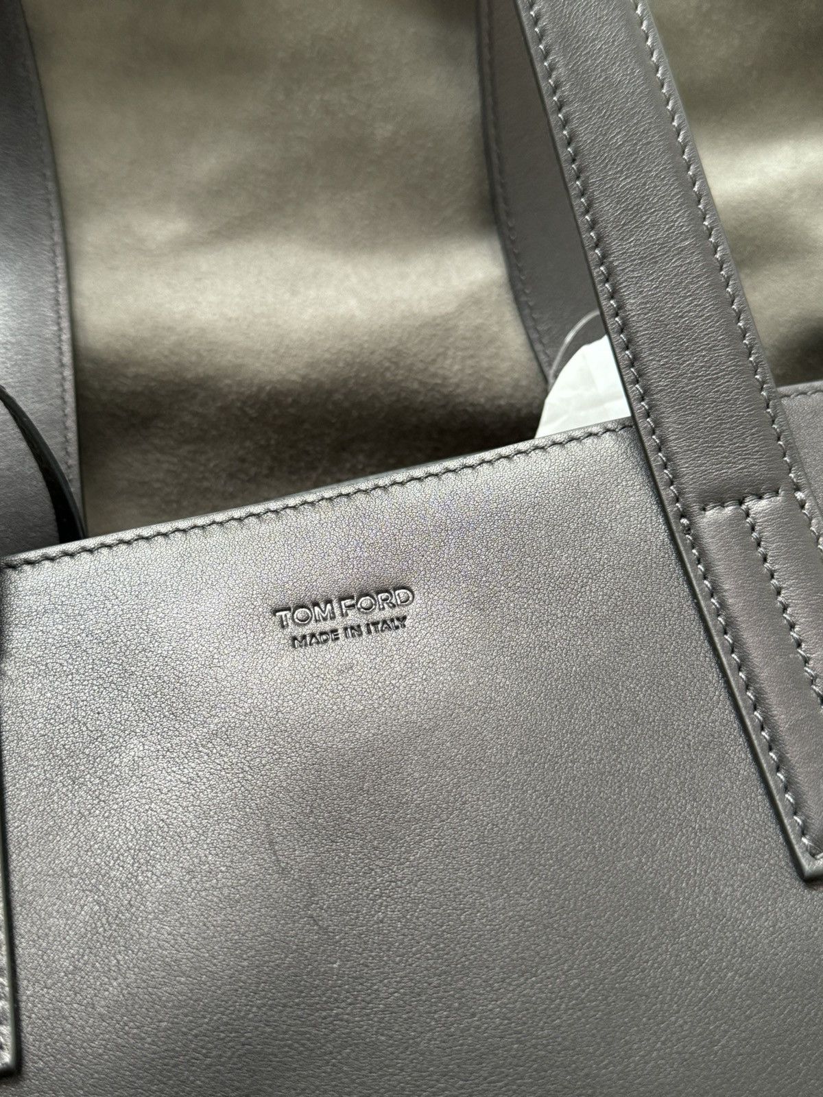 Tom Ford Tom Ford Leather North South Tote Bag Size ONE SIZE - 8 Thumbnail