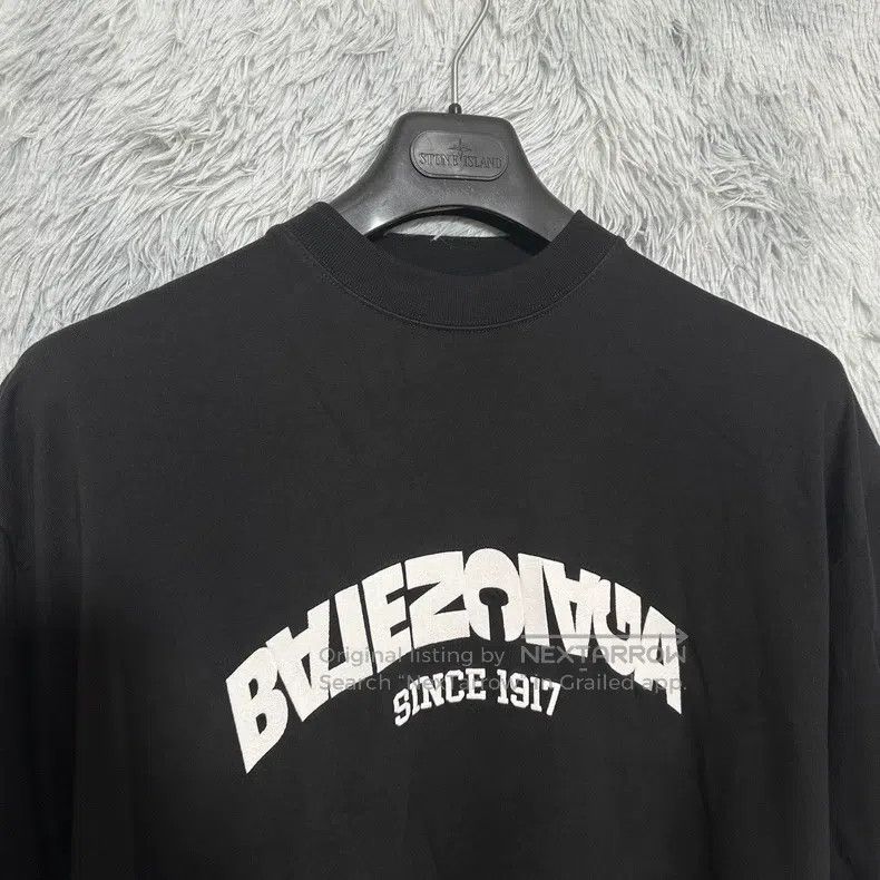 Balenciaga Balenciaga Embroidered Reversed Letter Logo Short Sleeve T Size US M / EU 48-50 / 2 - 3 Thumbnail