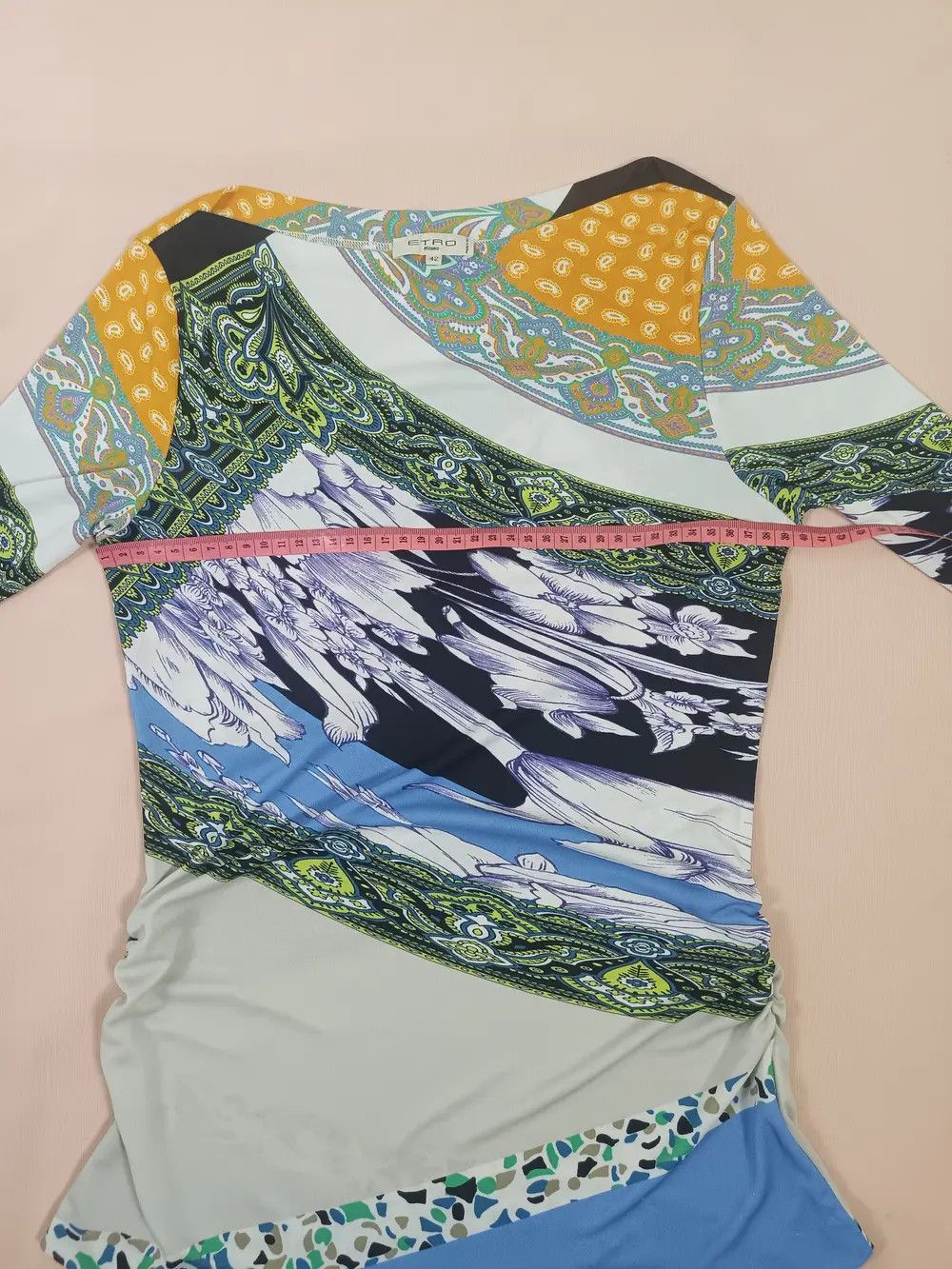 Etro ETRO Milano Blouse Tunic top 3/4 sleeves Size M / US 6-8 / IT 42-44 - 11 Thumbnail