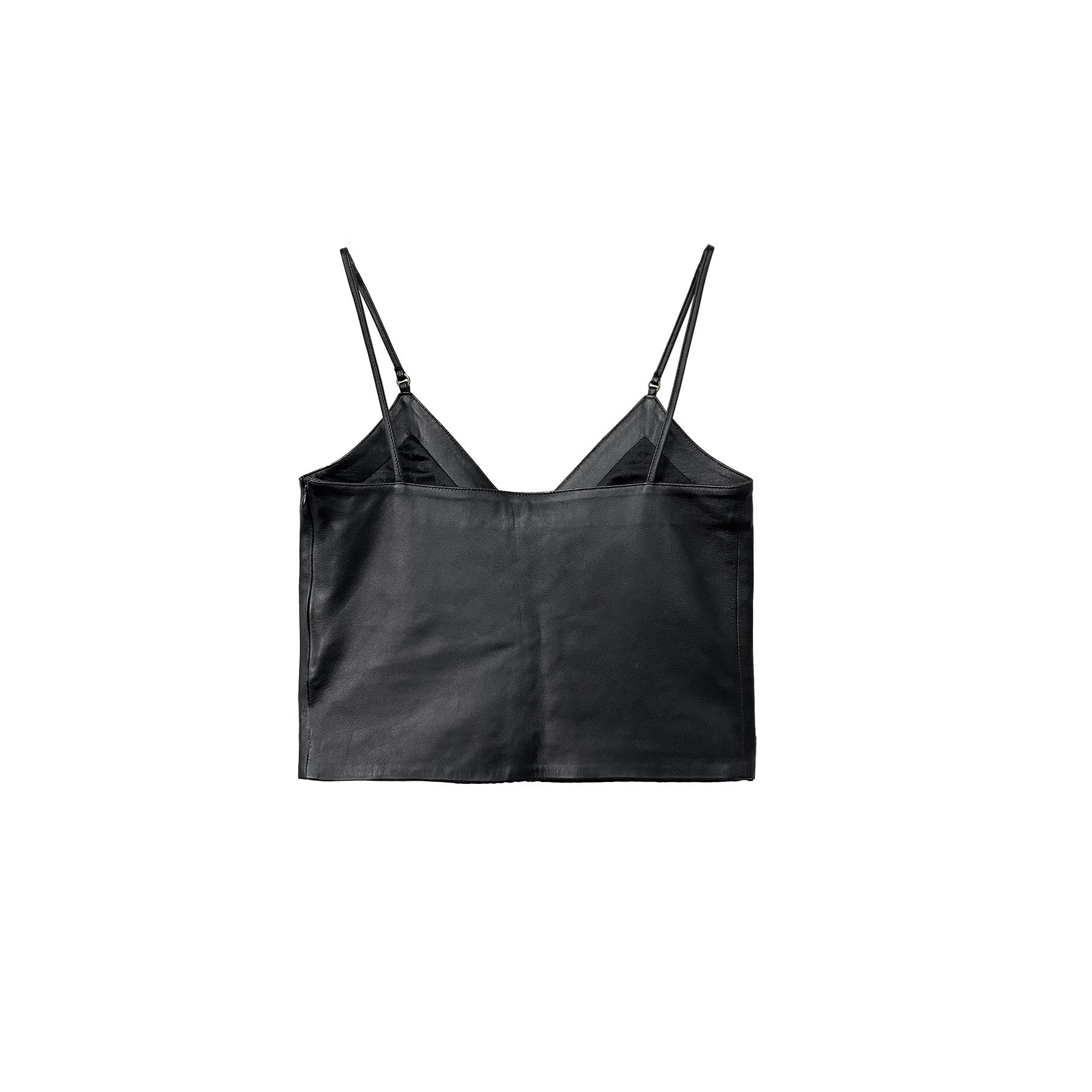Chrome Hearts Chrome Hearts Black Leather Tank Top Size S / US 4 / IT 40 - 2 Thumbnail