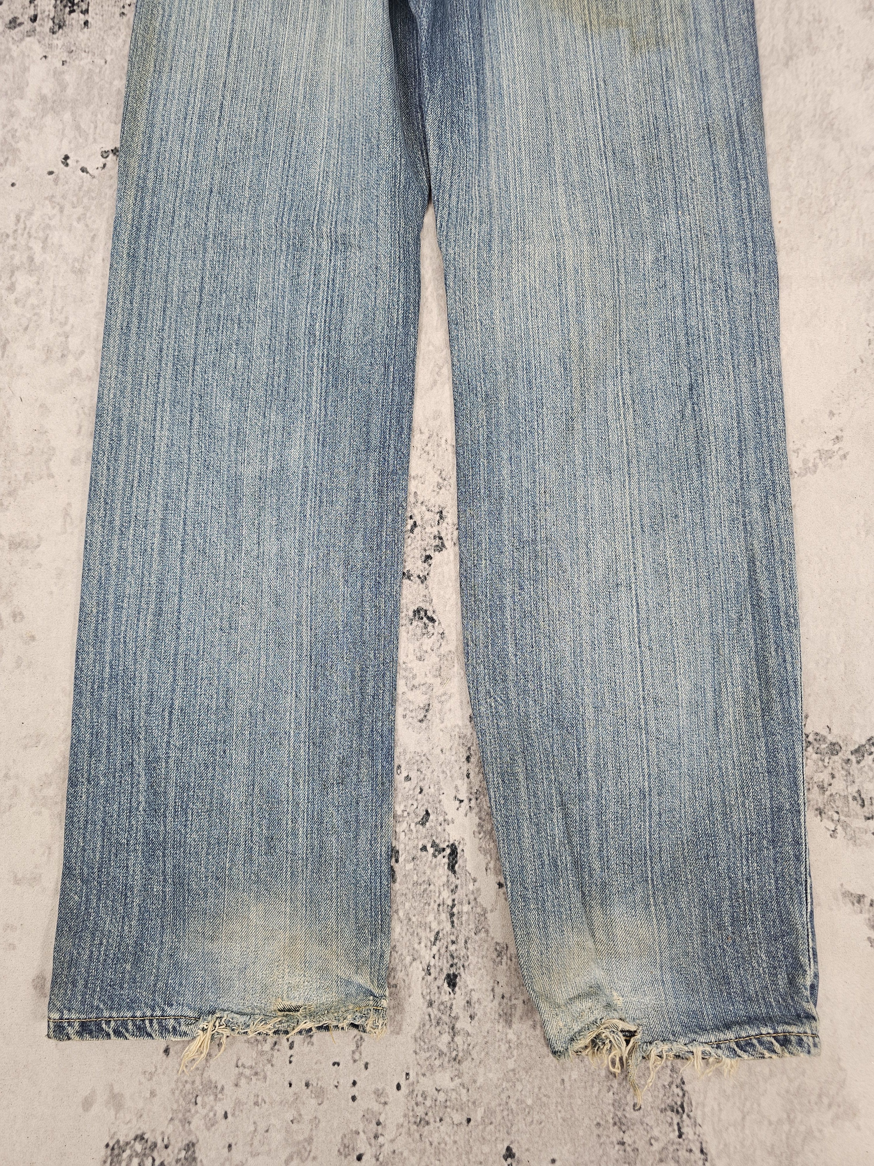 Lee Vintage LEE RIDERS Ripped Workwear Jeans JB0244 Size 33x32.5 Size US 33 - 3 Thumbnail