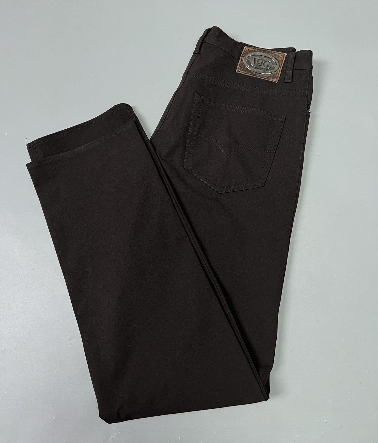 Versace Jeans Couture Vintage Versace Jeans Couture Brown Casual Pants Nylon men’s Size US 34 / EU 50 - 3 Thumbnail
