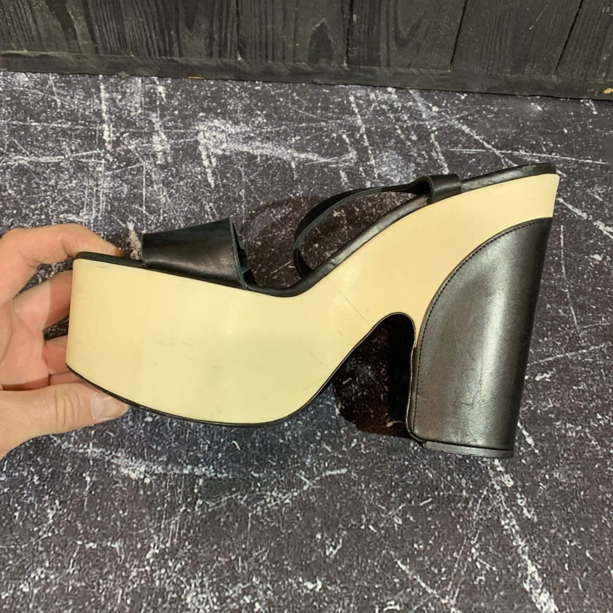 Chanel Women's CHANEL Ankle Strap Platform Sandals Leather Size 40 Size US 10 / IT 40 - 10 Thumbnail
