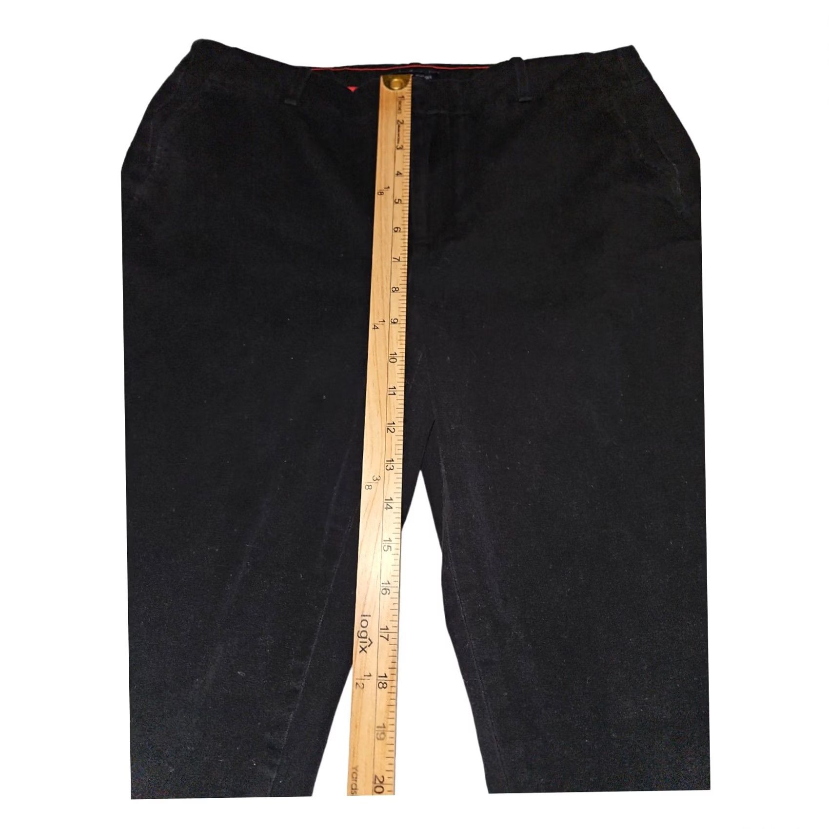 Tommy Hilfiger Tommy Hilfiger Blake Stretch Trouser Women's Black Chino Casual Workwear Pants Size 10 Size 32" / US 10 / IT 46 - 5 Thumbnail