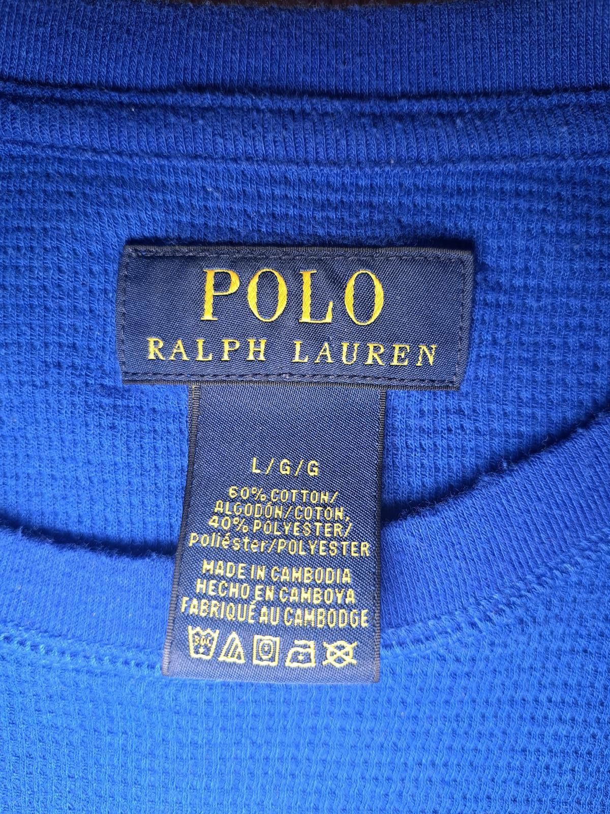 Polo Ralph Lauren Polo Ralph Lauren Sweater Mens Large Blue Cotton Bear Logo Size US L / EU 52-54 / 3 - 2 Thumbnail