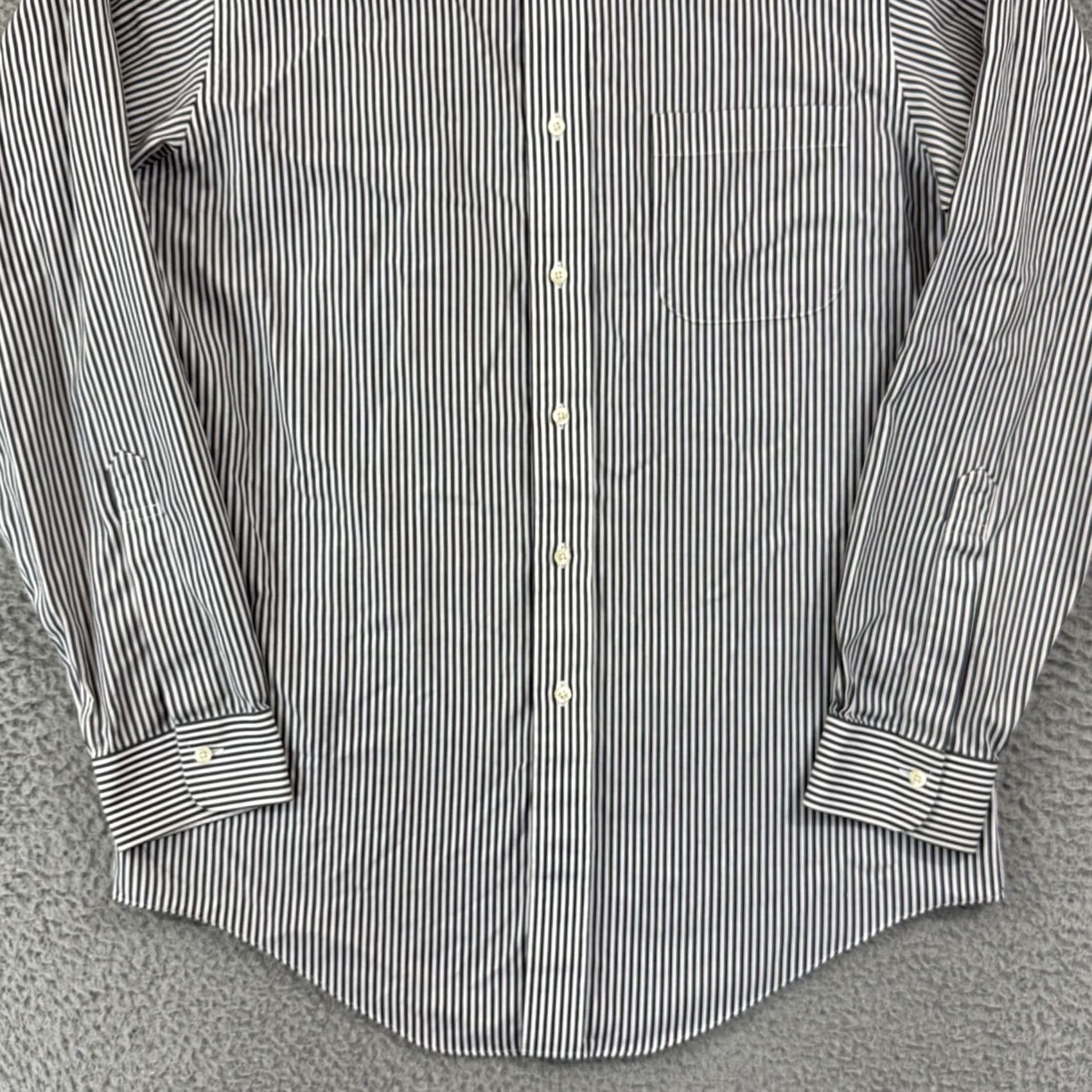 Brooks Brothers Brooks Brothers Shirt Mens Medium Slim Button-Up Long Sleeve Striped Preppy 1818 Regent City Classic Casual Formal Workwear Size US M / EU 48-50 / 2 - 2 Thumbnail
