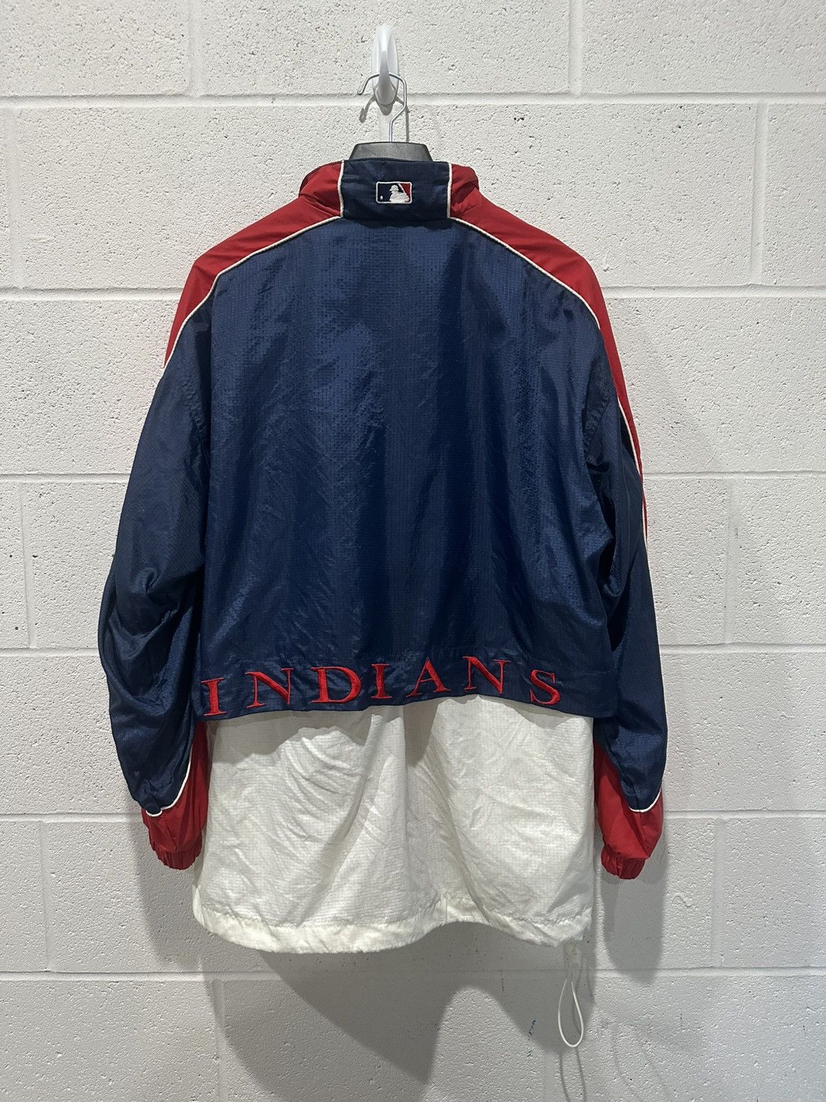Starter Vintage Cleveland Indians Starter Mens M Windbreaker Wahoo Size US M / EU 48-50 / 2 - 2 Thumbnail