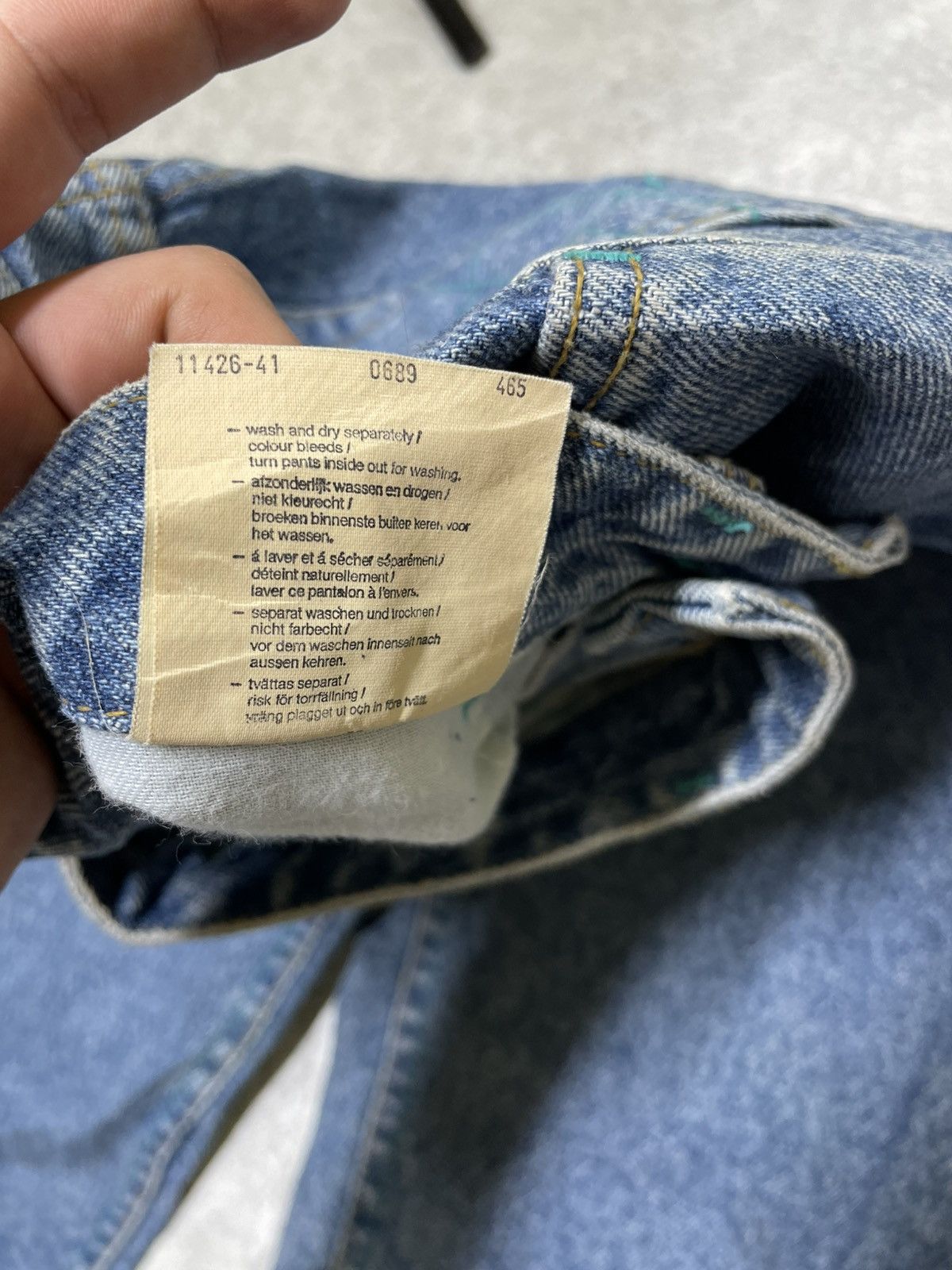 Japanese Brand × Lee × Vintage Vintage Lee Gossip Jeans – 90s Workwear Americana Size US 30 / EU 46 - 9 Thumbnail