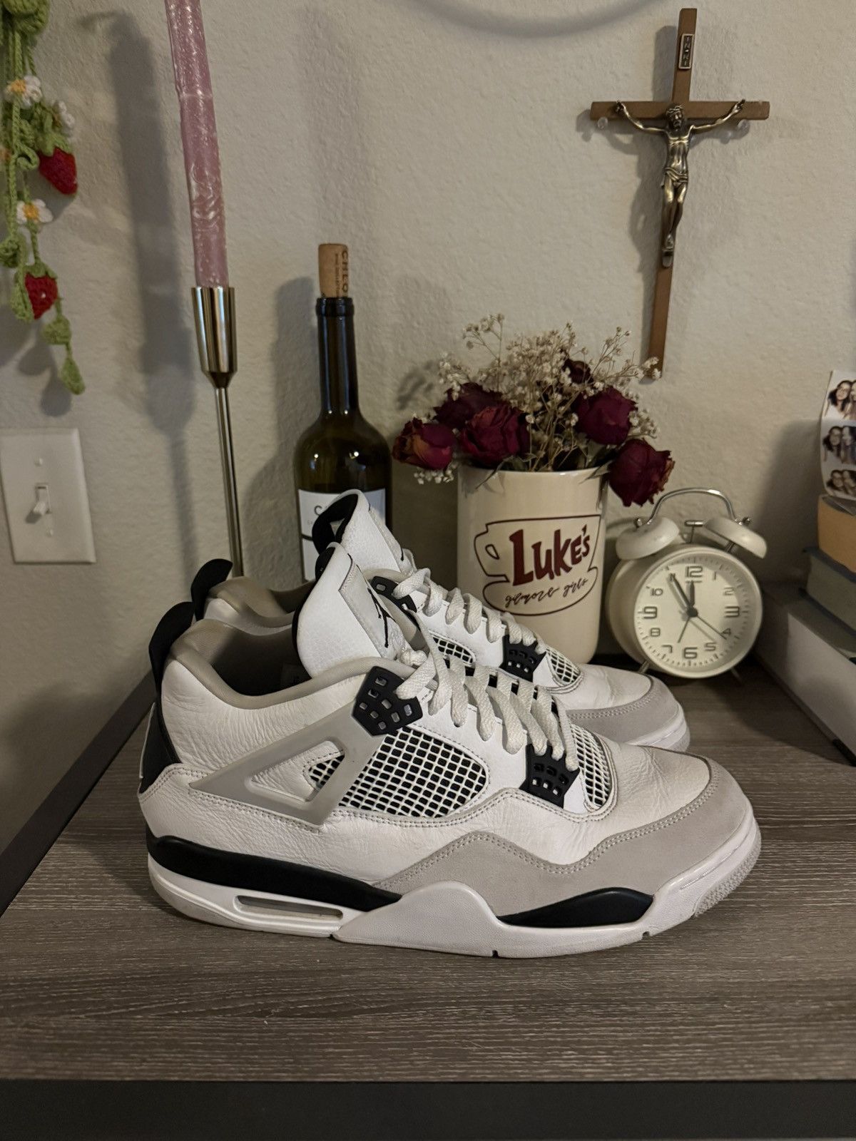 Jordan Brand Jordan 4s Military Black Size US 12 / EU 45 - 2 Thumbnail
