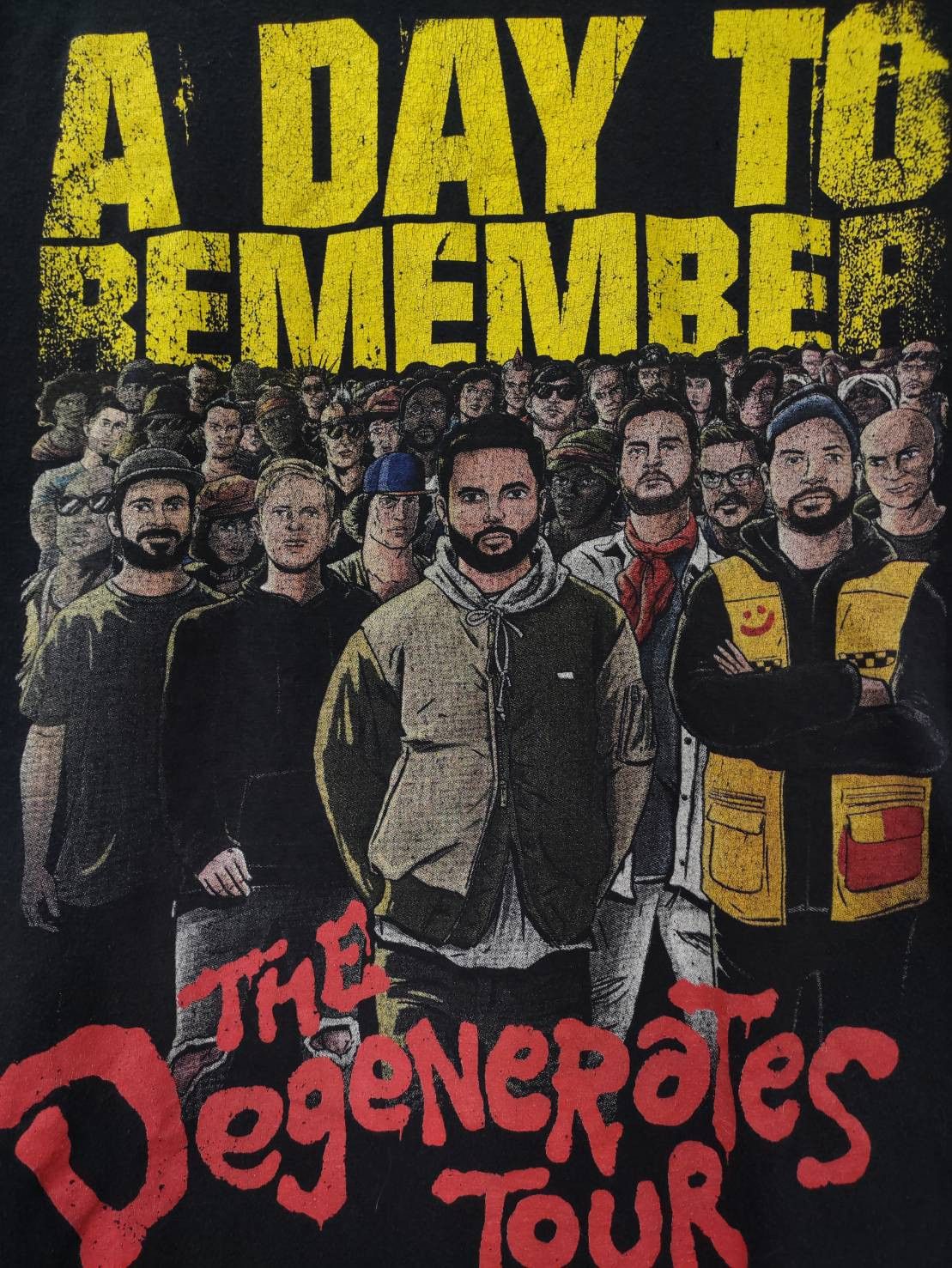 Band Tees A Day To Remember Degenerates Tour Parody The Warriors Size US XL / EU 56 / 4 - 4 Thumbnail