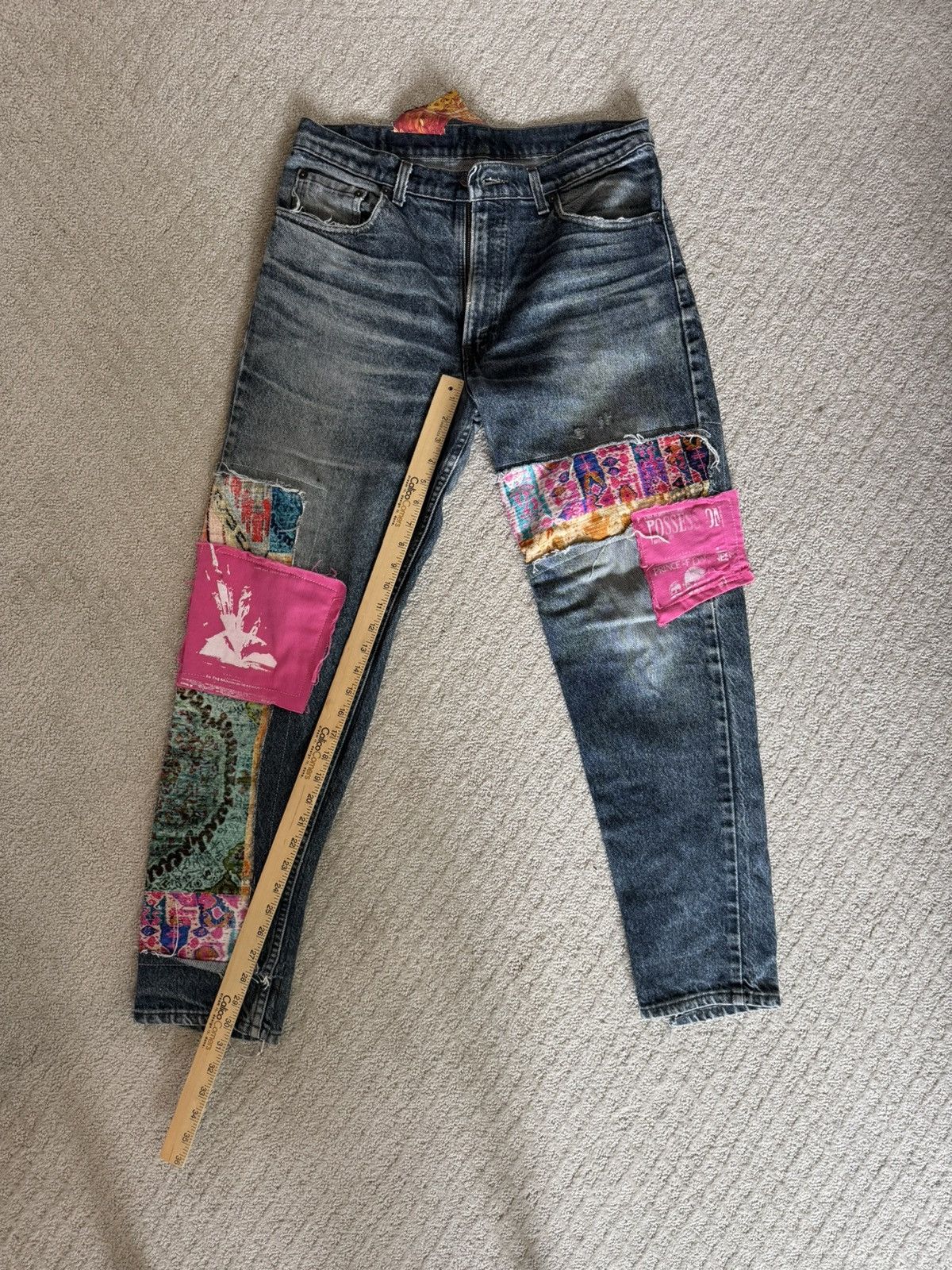 Levi's Vintage Clothing Levi 550 patchwork Size US 32 / EU 48 - 12 Thumbnail