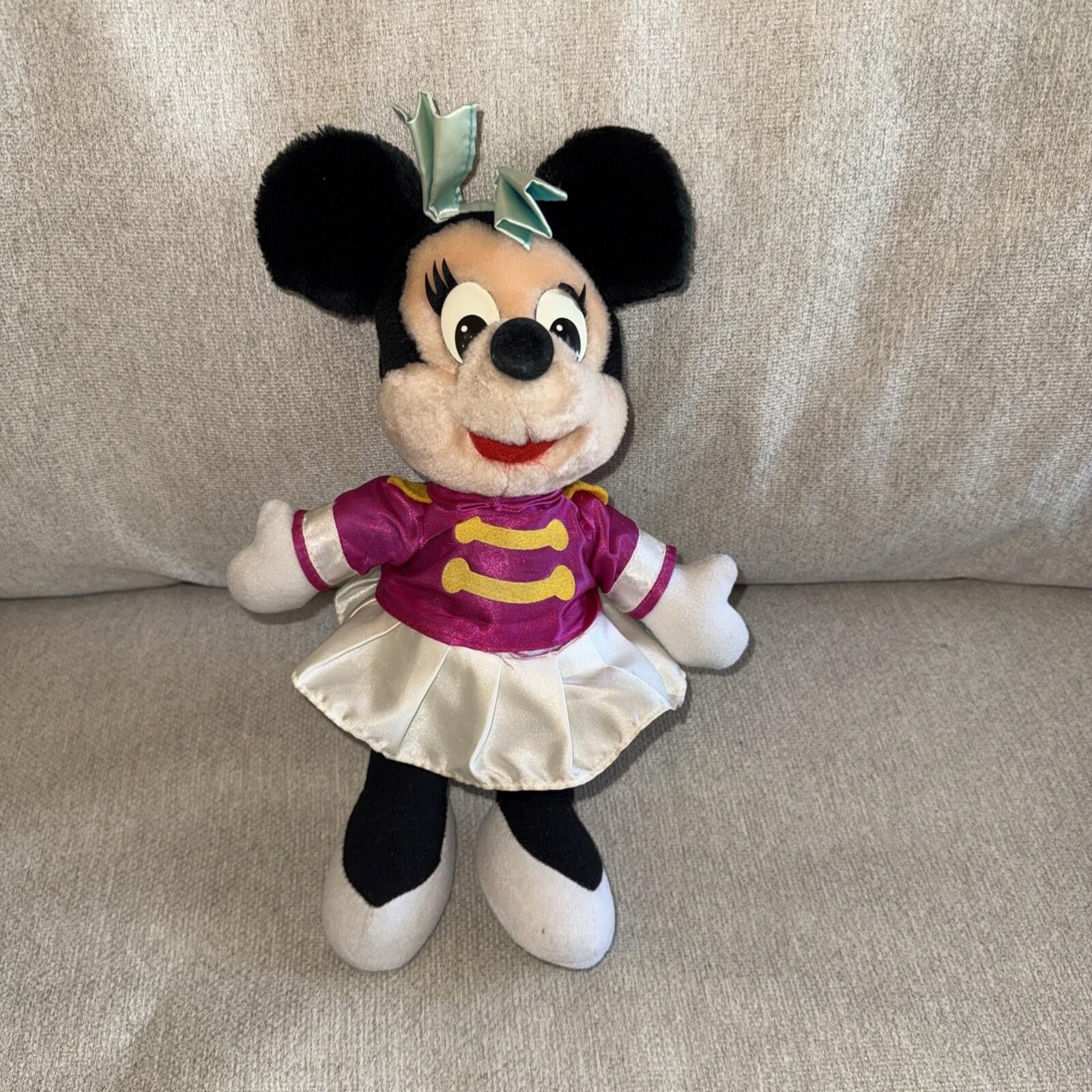 Disney Minnie Drum Major Marching Band Walt Disney World Plush Vtg Size ONE SIZE - 2 Thumbnail