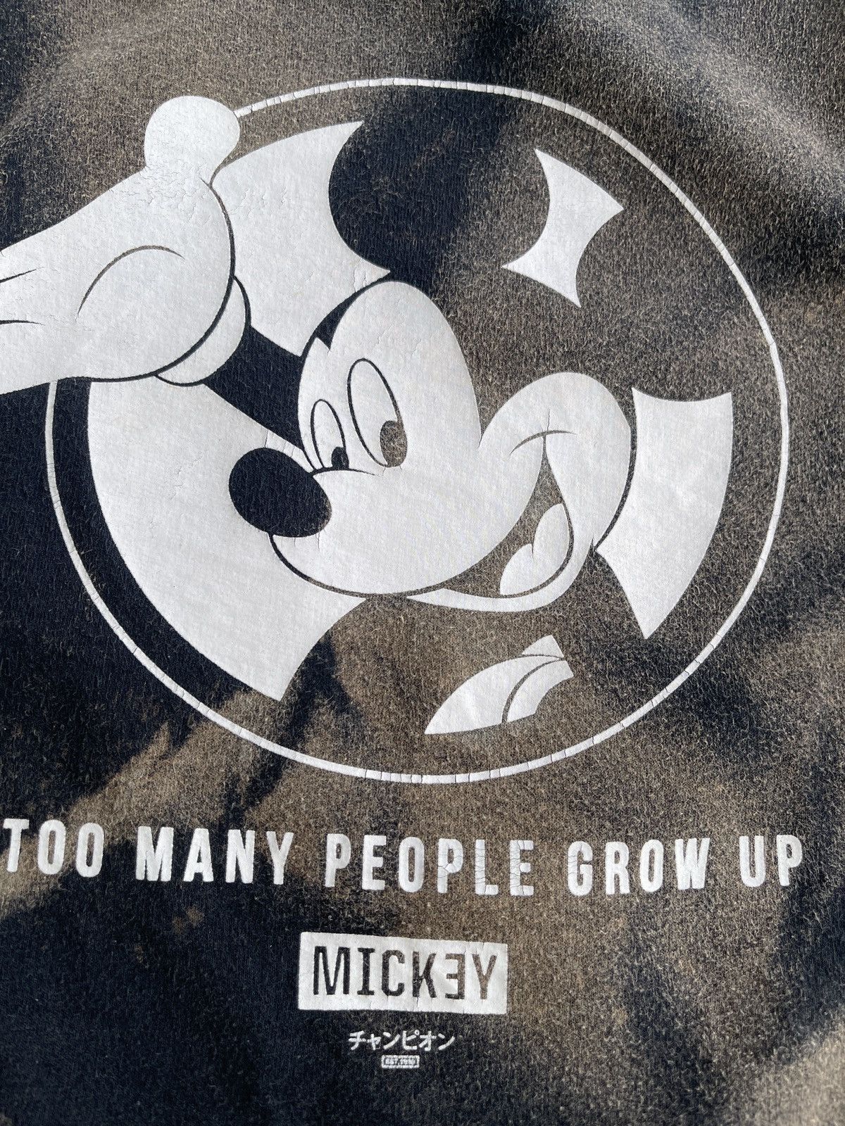 Vintage Vintage Disney X Neff Acid wash Crewneck Sweatshirt Size US M / EU 48-50 / 2 - 7 Thumbnail