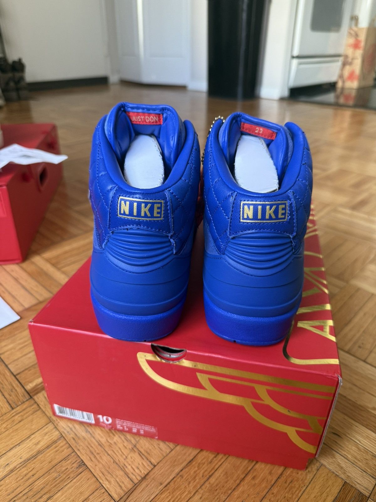 Just Don × Nike Just Don x Air Jordan 2 Retro Varsity Royal Blue 2015 Size US 10 / EU 43 - 6 Thumbnail