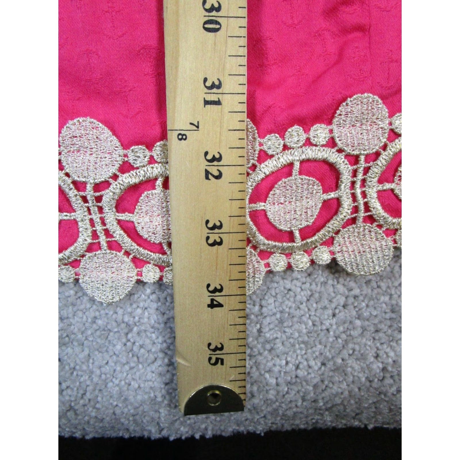 Lilly Pulitzer VINTAGE Lilly Pulitzer Dress Womens 2 Pink Cotton Short Sleeveless V-Neck A-Line Mini Shift 2 Womens Pink Lilly Pulitzer Dress Size XS / US 0-2 / IT 36-38 - 8 Thumbnail