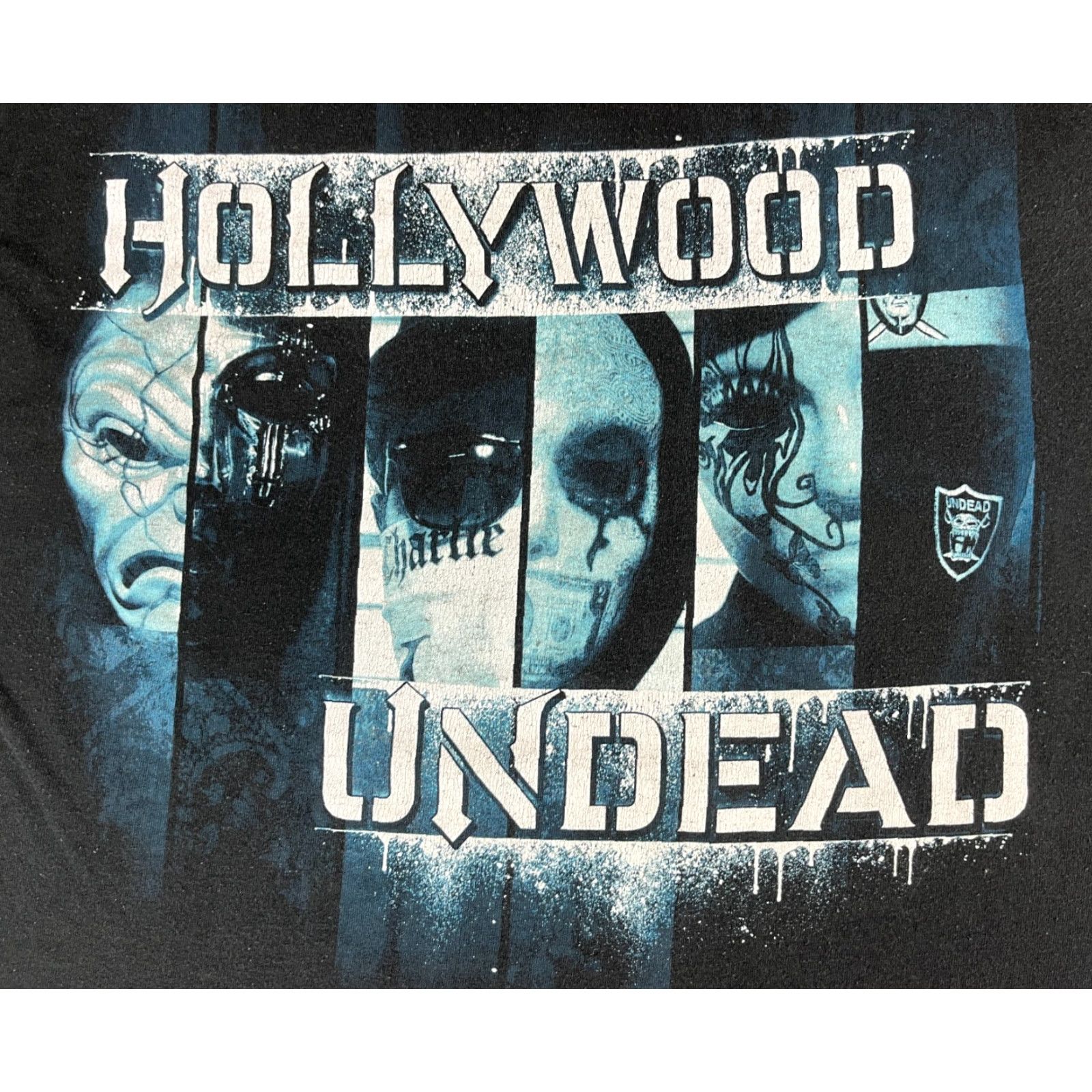 Hanes VINTAGE Men's Hollywood Undead Graphic T-Shirt Sz L Size US L / EU 52-54 / 3 - 3 Thumbnail