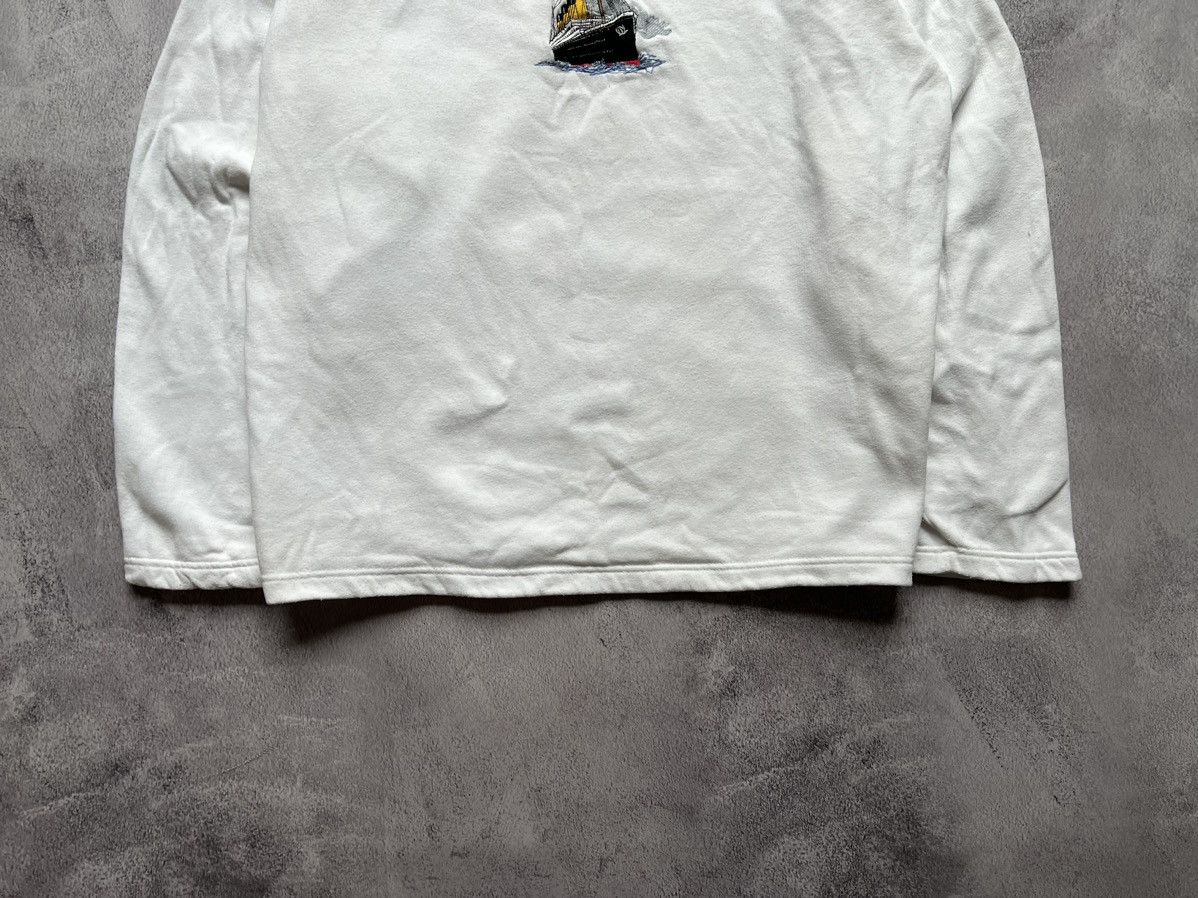 Vintage Vintage Hanes 90s Titanic Logo Sweatshirt Size:XL Size US XL / EU 56 / 4 - 3 Thumbnail