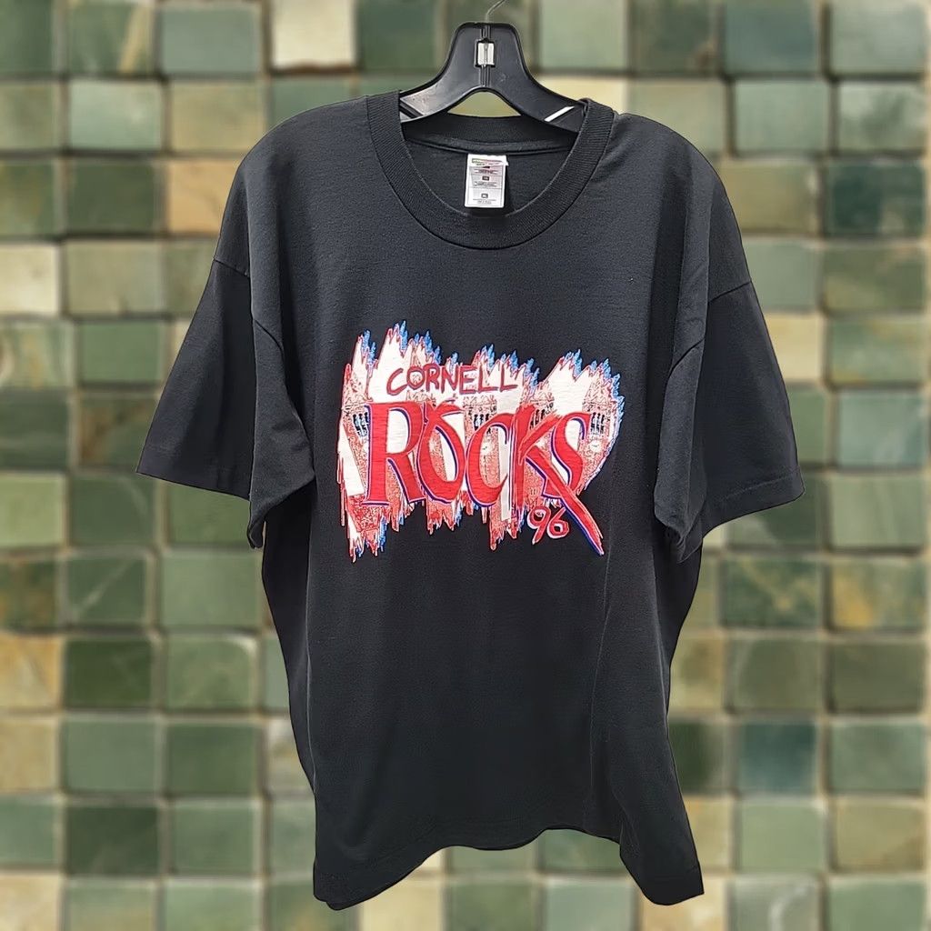 Fruit Of The Loom VINTAGE Cornell Rocks 96 T Shirt Mens XL Black Fruit Of The Loom Shirt Mens XL Black Size US XL / EU 56 / 4 - 1 Thumbnail