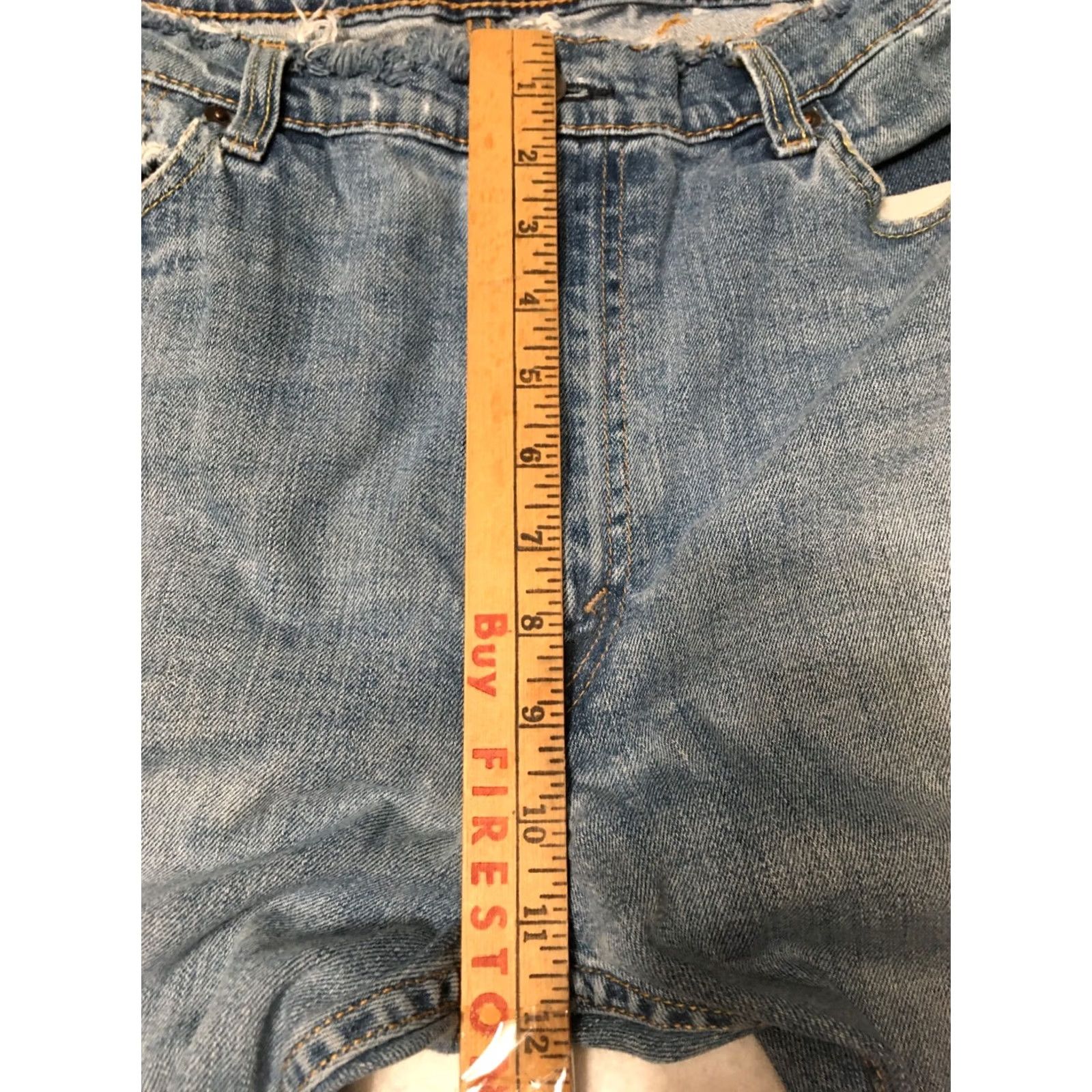 Levi's Levi's Jeans Men Size 38 Denim Distressed Pants 5-Pocket Regular Inseam 30 Blue Cotton Jeans Size US 38 / EU 54 - 4 Thumbnail