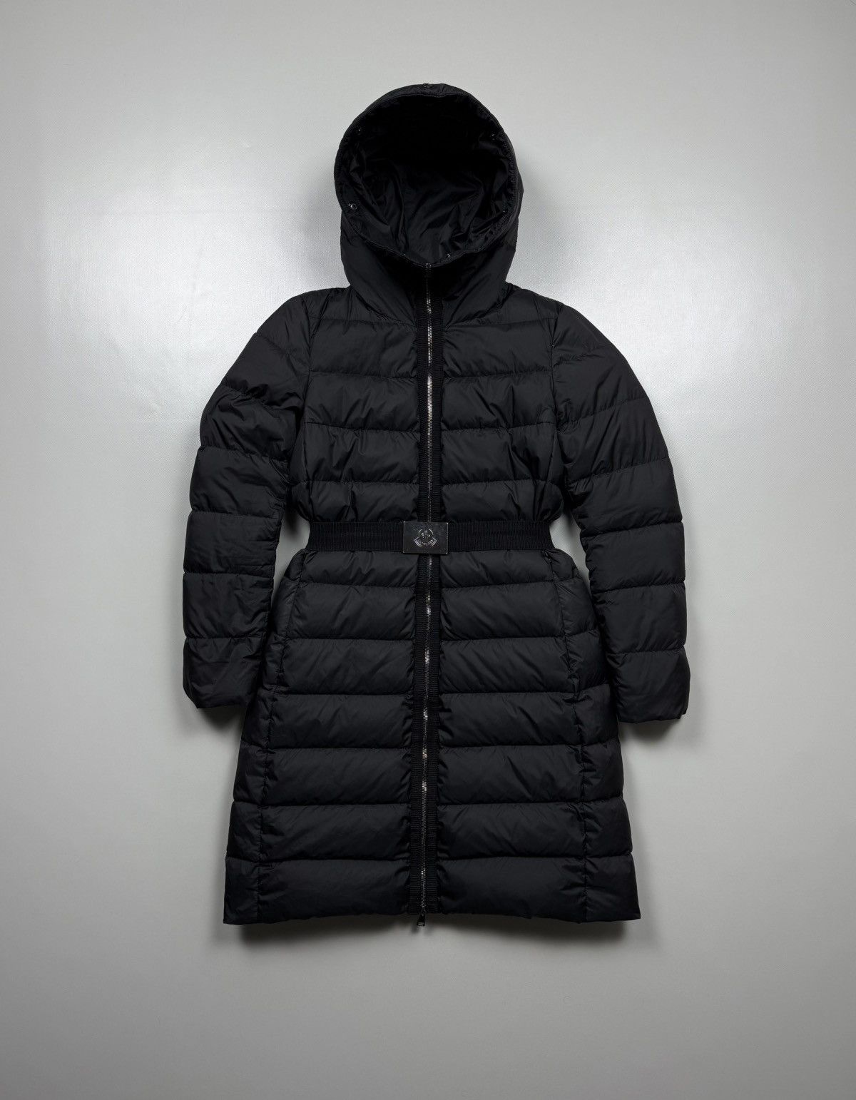 Moncler Moncler Fabrefox Women’s Long Down Belted Puffer Jacket Size XS / US 0-2 / IT 36-38 - 2 Thumbnail