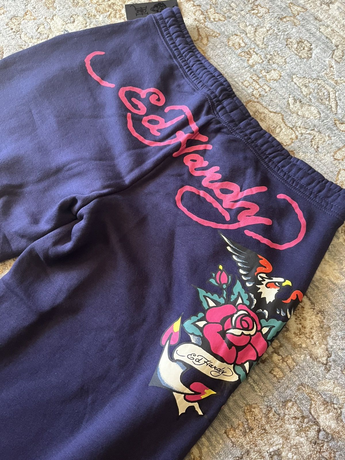Ed Hardy BAGGY GRAPHIC ED HARDY UNISEX SWEATPANTS XL Size US 34 / EU 50 - 1 Thumbnail